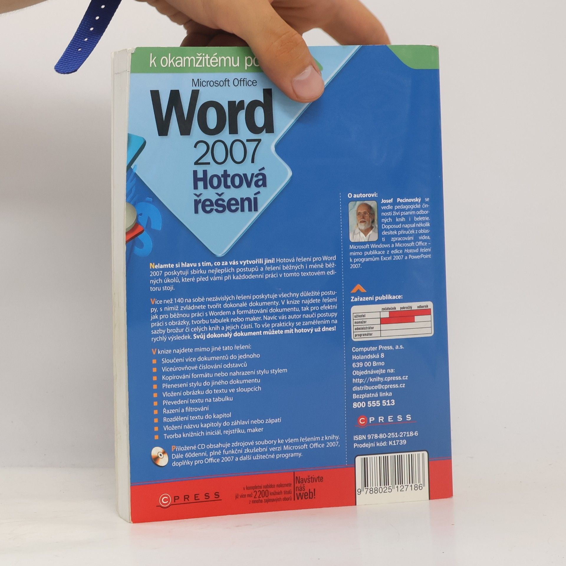 Josef Pecinovský Microsoft Office Word 2007 - Hotová řešení