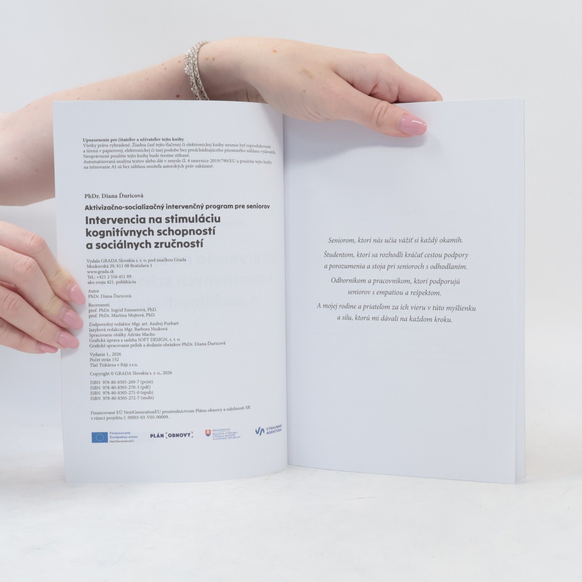 PhD. Diana Ďuricová Intervencia na stimuláciu kognitívnych schopností a sociálnych zručností