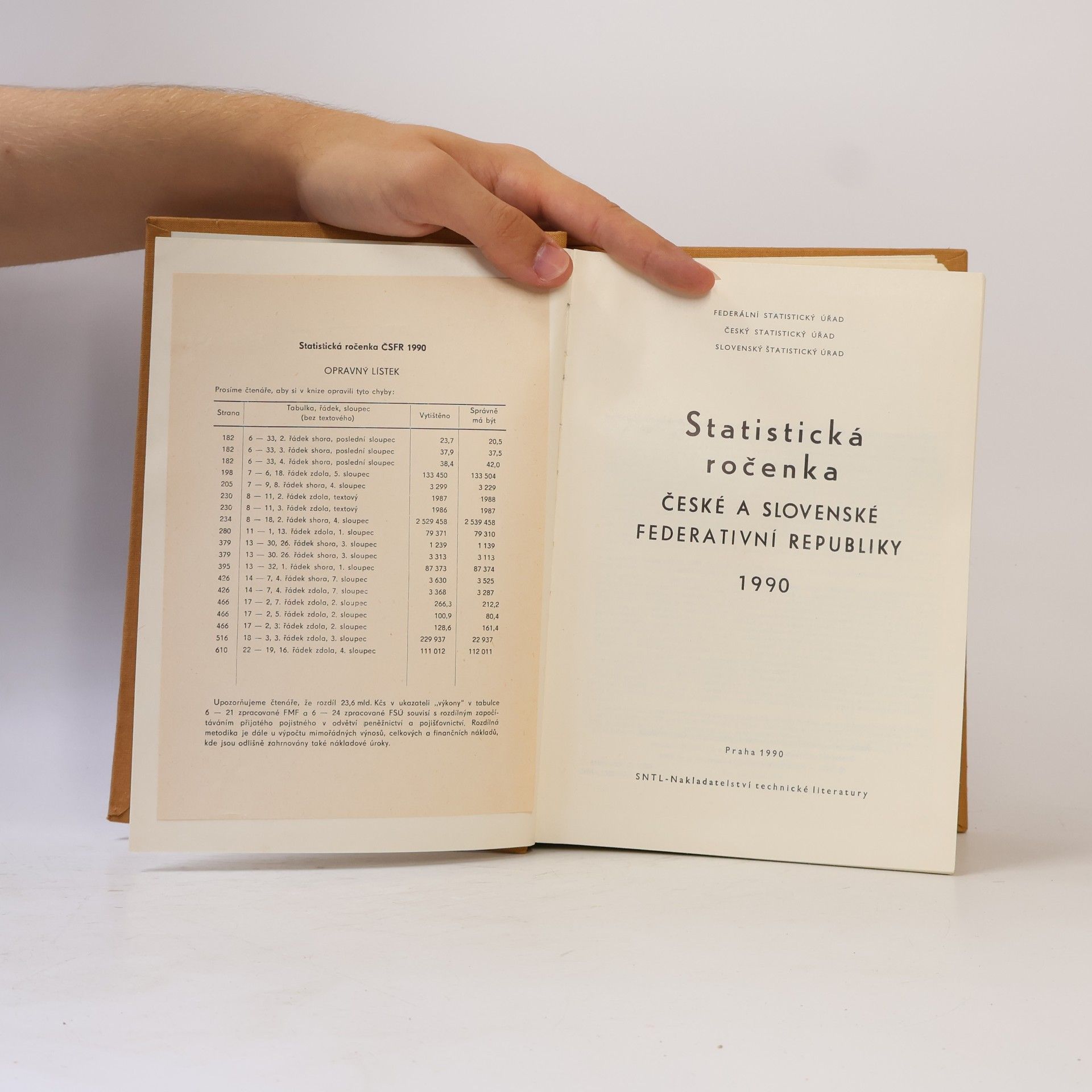 Autorenkollektiv Statistická ročenka České a slovenské federativní republiky 1990