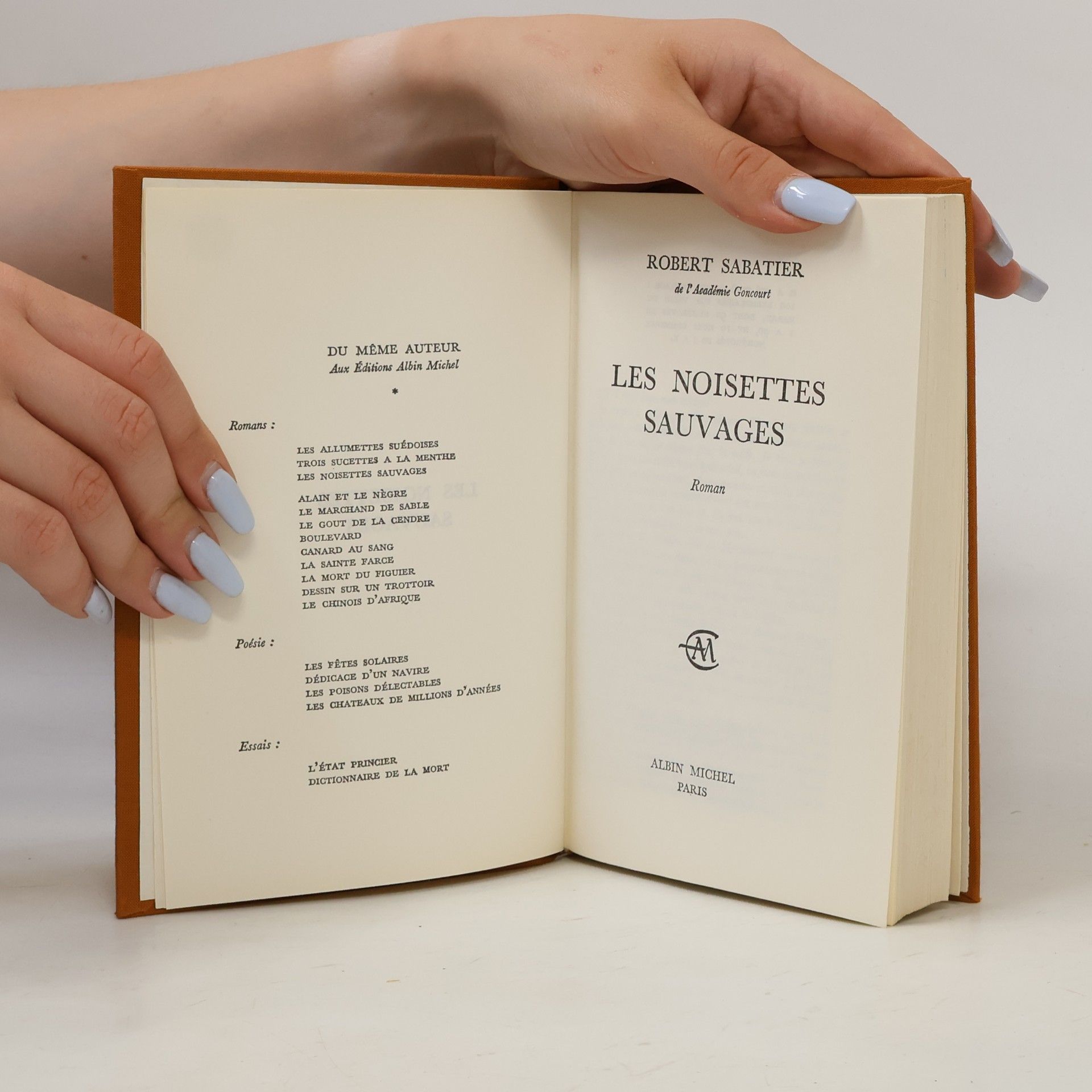 Robert Sabatier Les noisettes sauvages