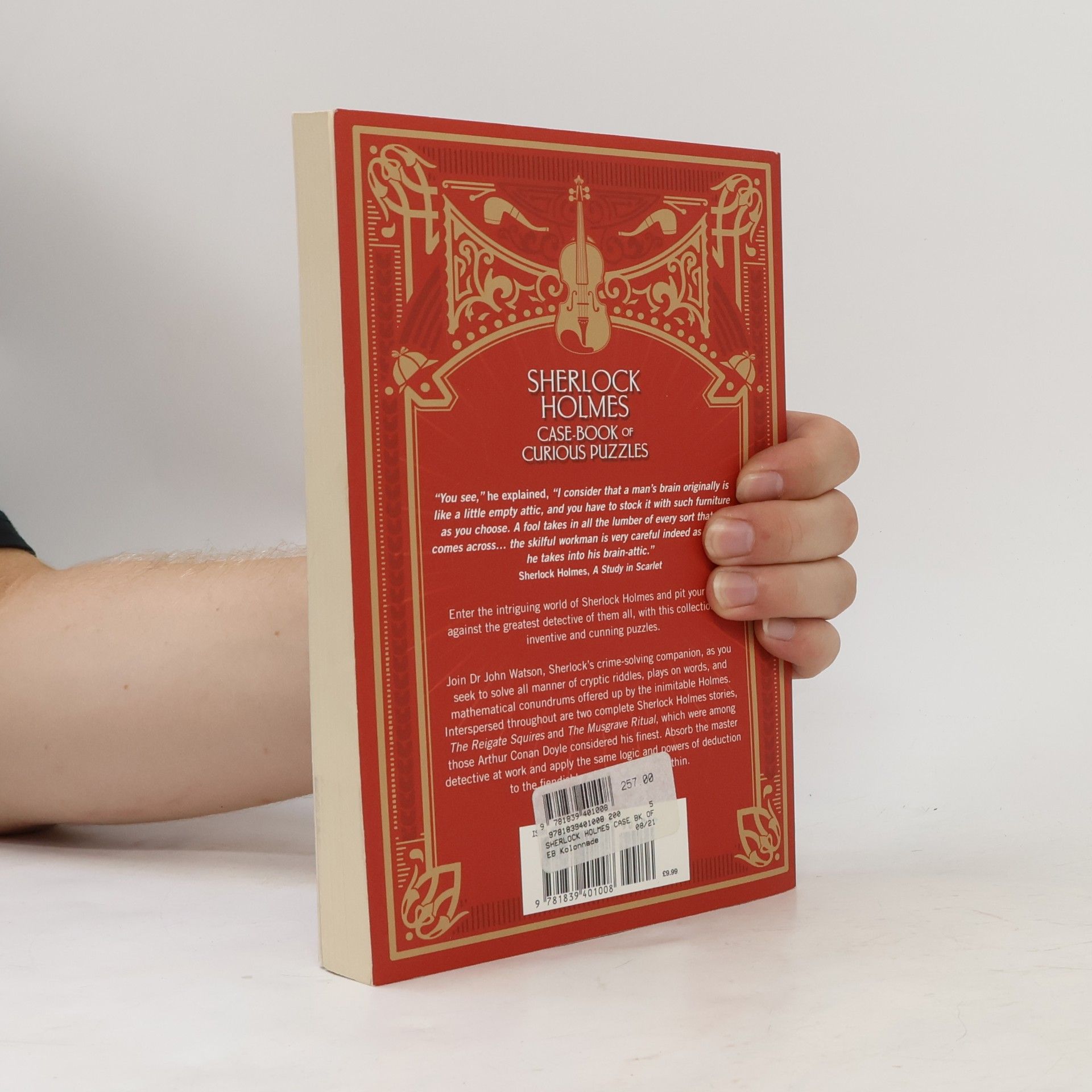 Dr Gareth Moore Sherlock Holmes Case-Book of Curious Puzzles