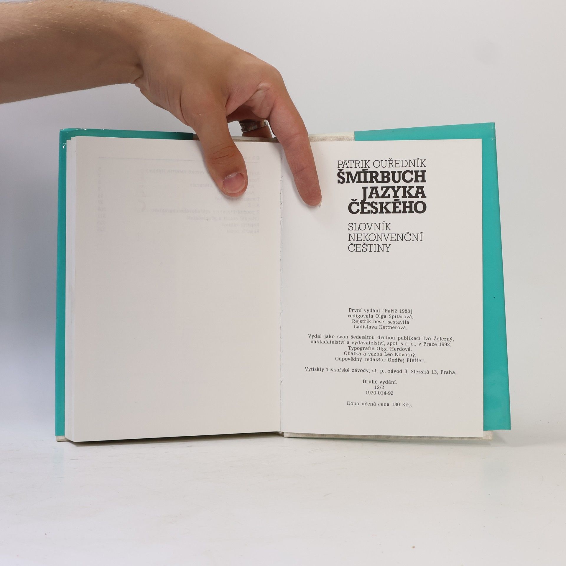Patrik Ouředník Šmírbuch jazyka českého