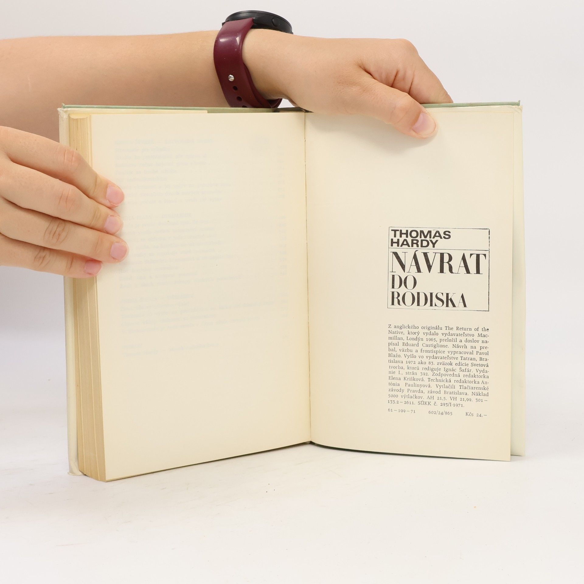 Thomas Hardy Návrat do rodiska
