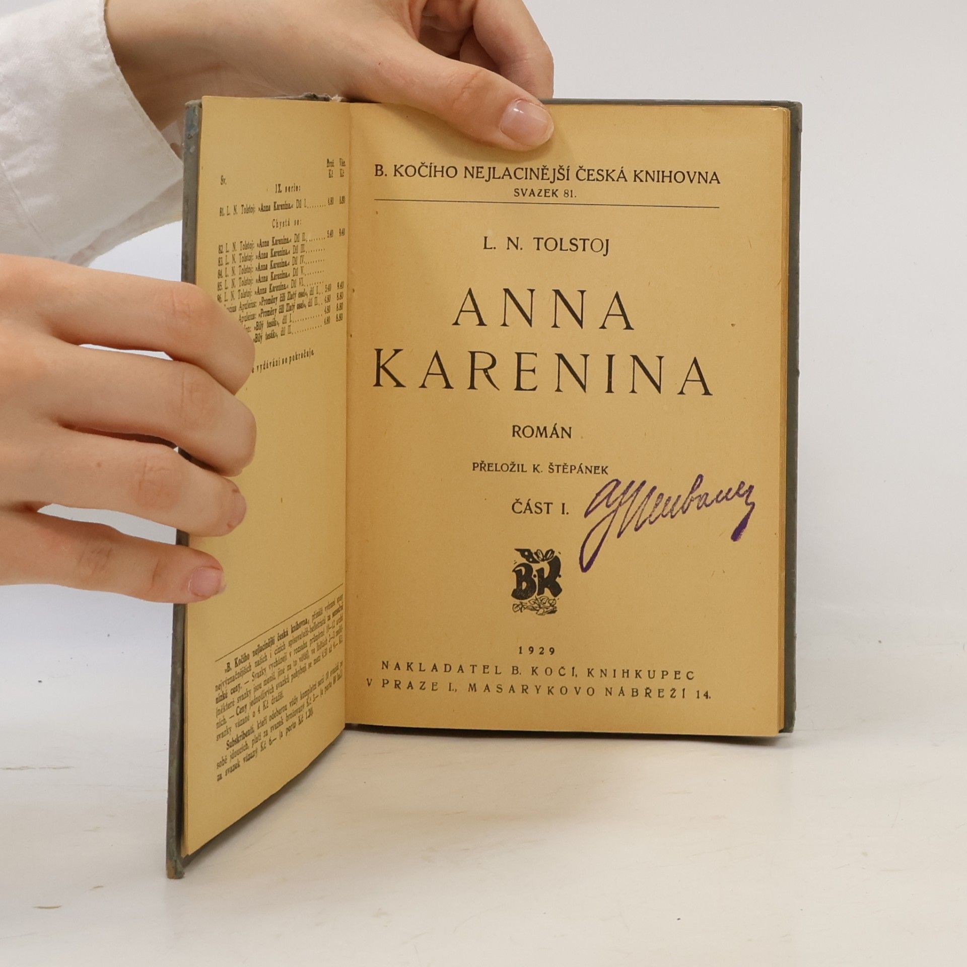 Lew Nikolajewitsch Tolstoi Anna Karenina I.