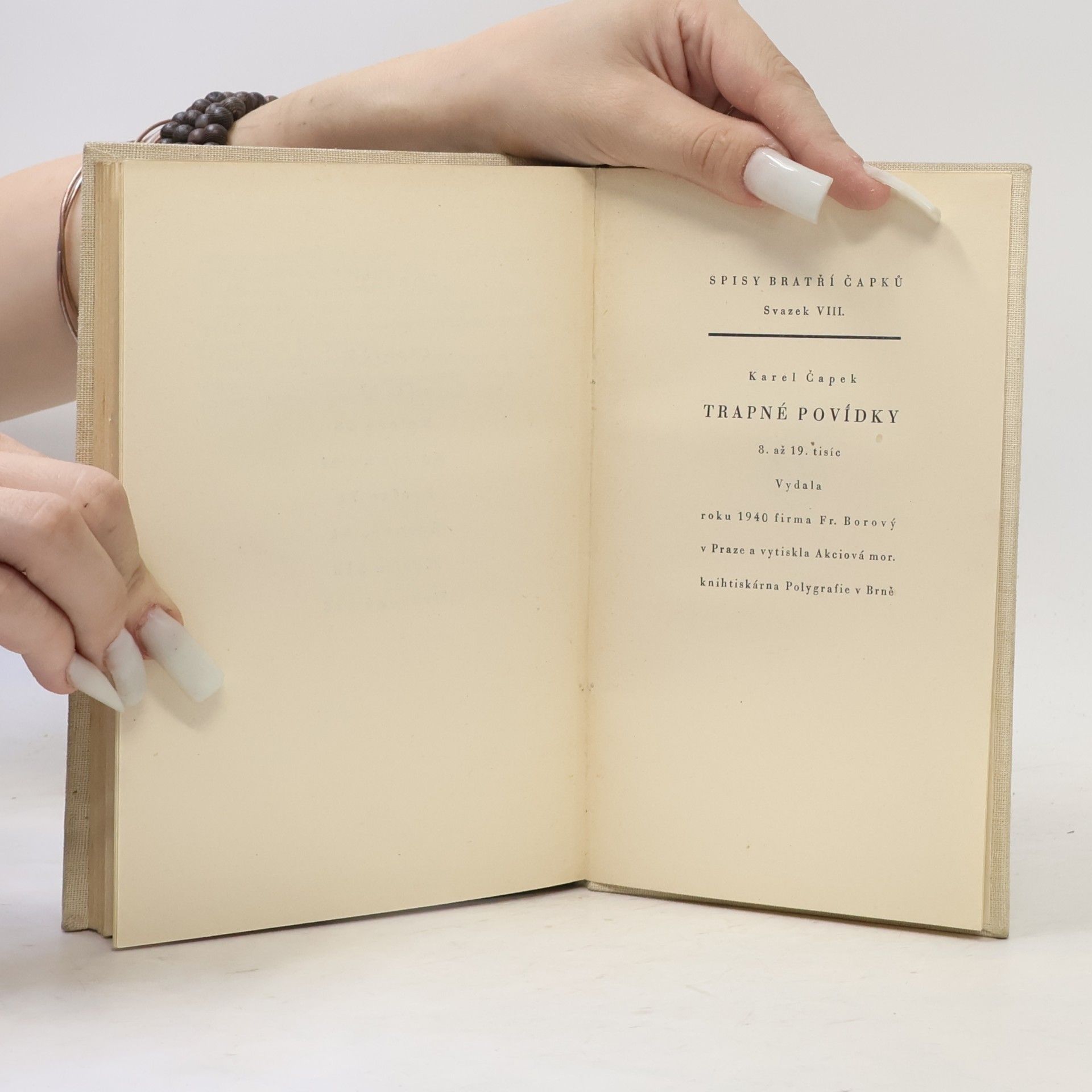 Karel Čapek Trapné povídky
