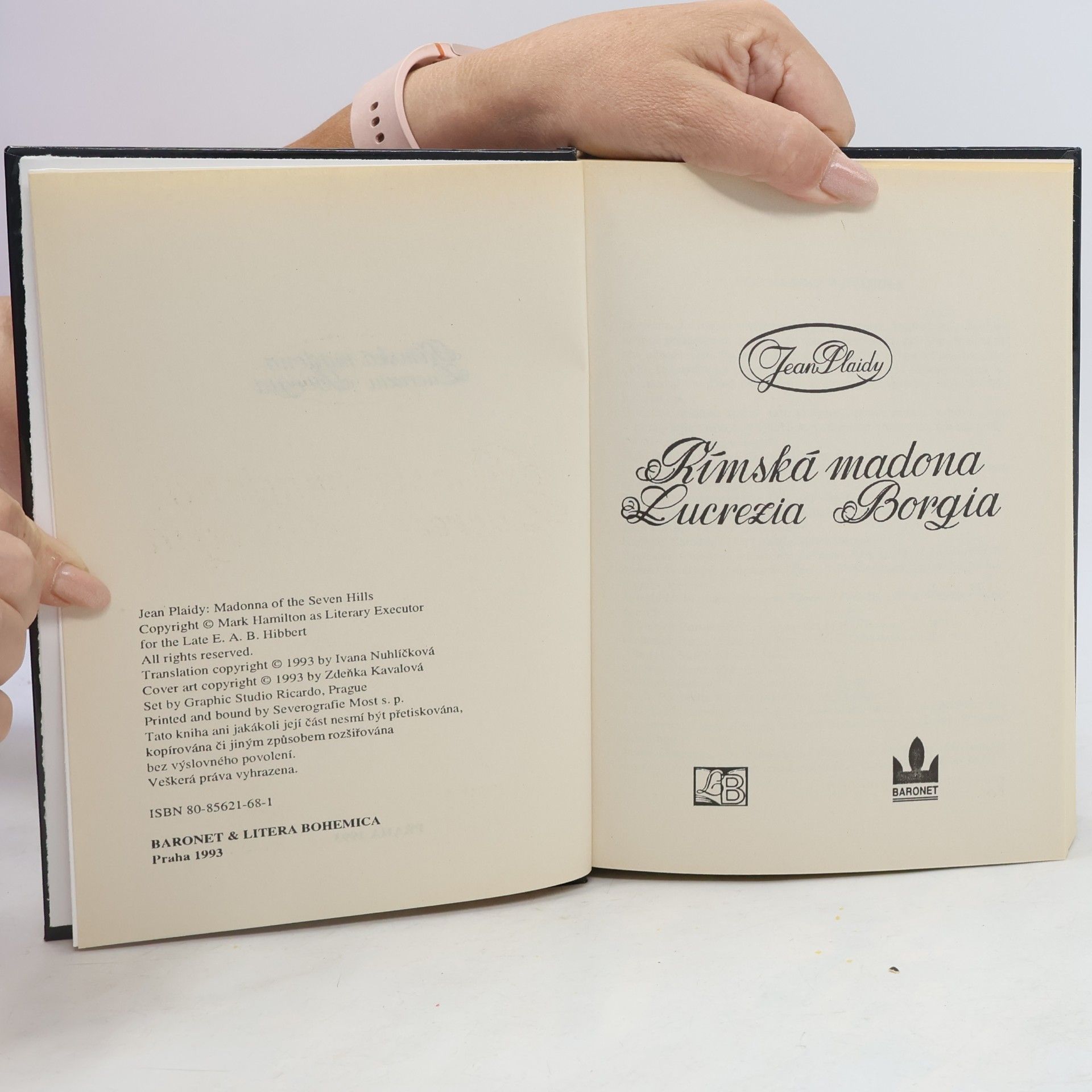 Jean Plaidy Římská madona Lucrezia Borgia