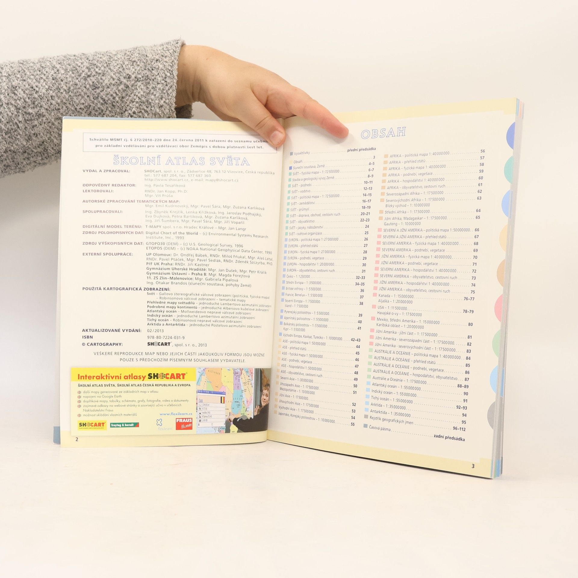 Pavla Tesaříková Školní atlas světa
