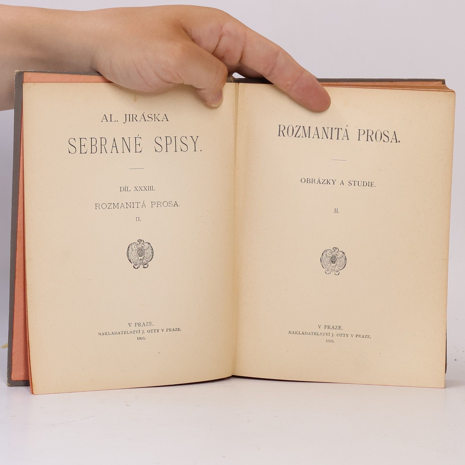 Alois Jirásek Rozmanitá prosa : obrázky a studie. II.