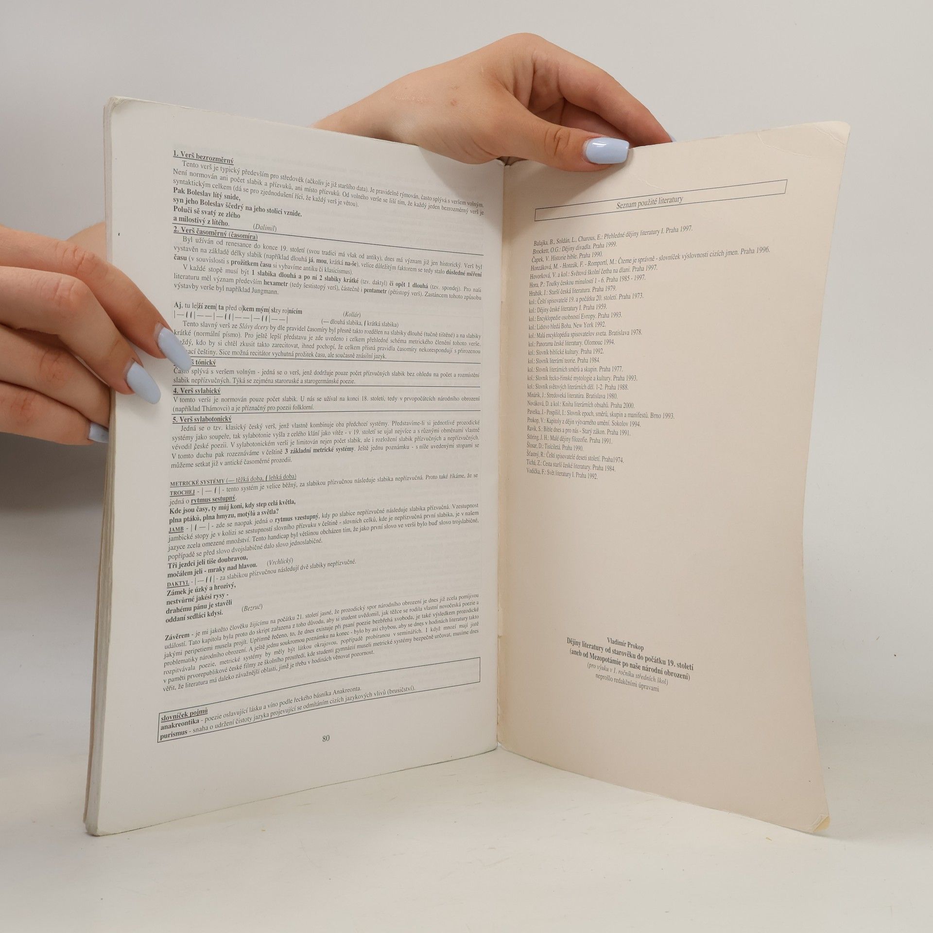 Vladimír Prokop Dějiny literatury od starověku do počátku 19. století