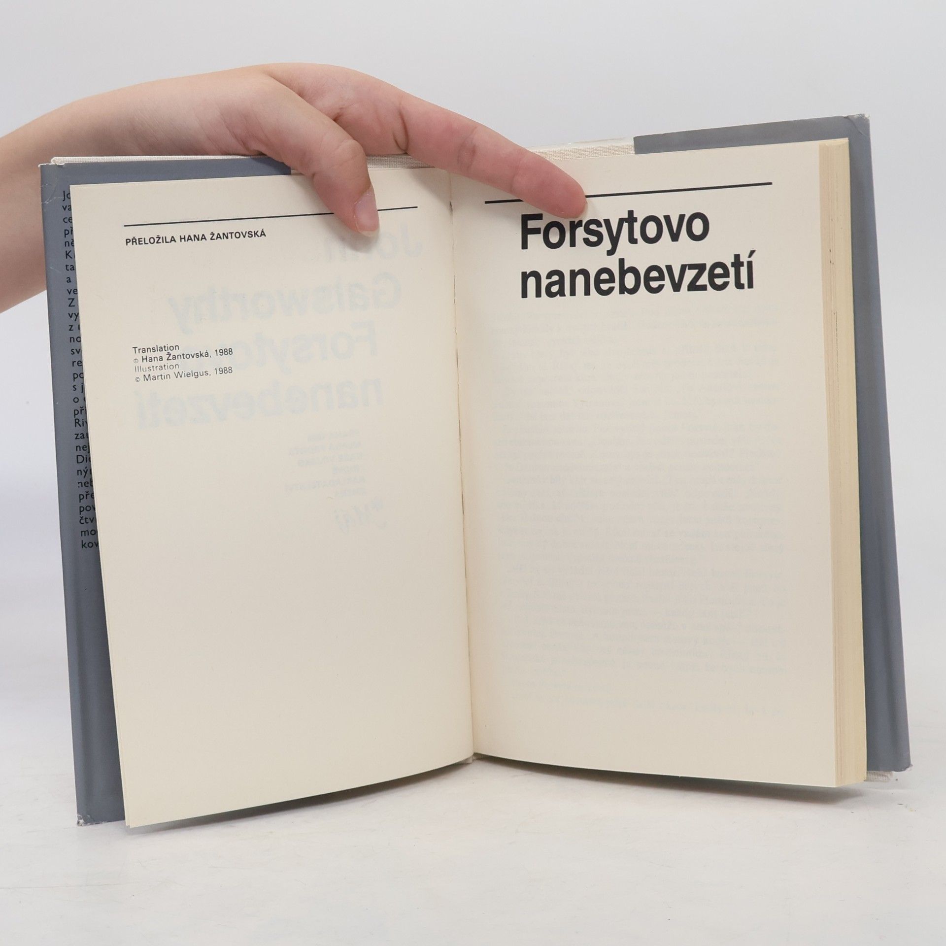 John Galsworthy Forsytovo nanebevzetí