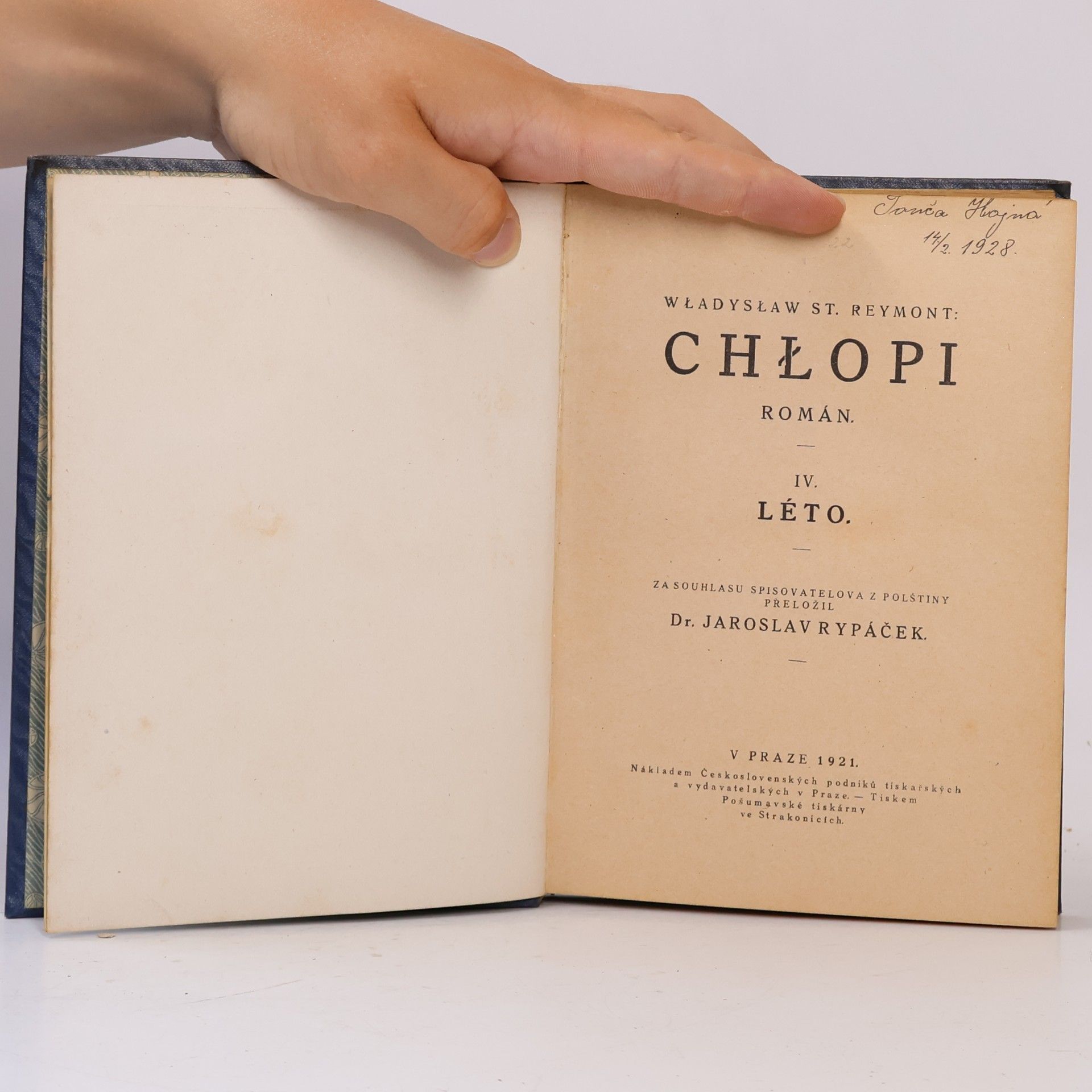 Władysław Stanisław Reymont Chłopi IV. Léto