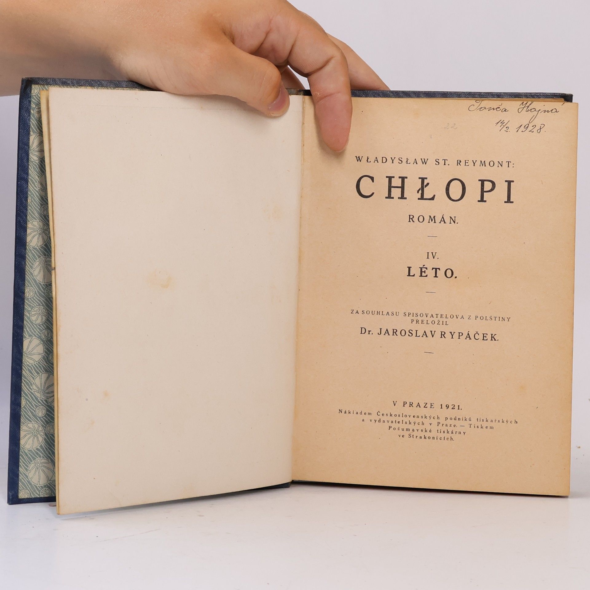 Władysław Stanisław Reymont Chłopi IV. Léto