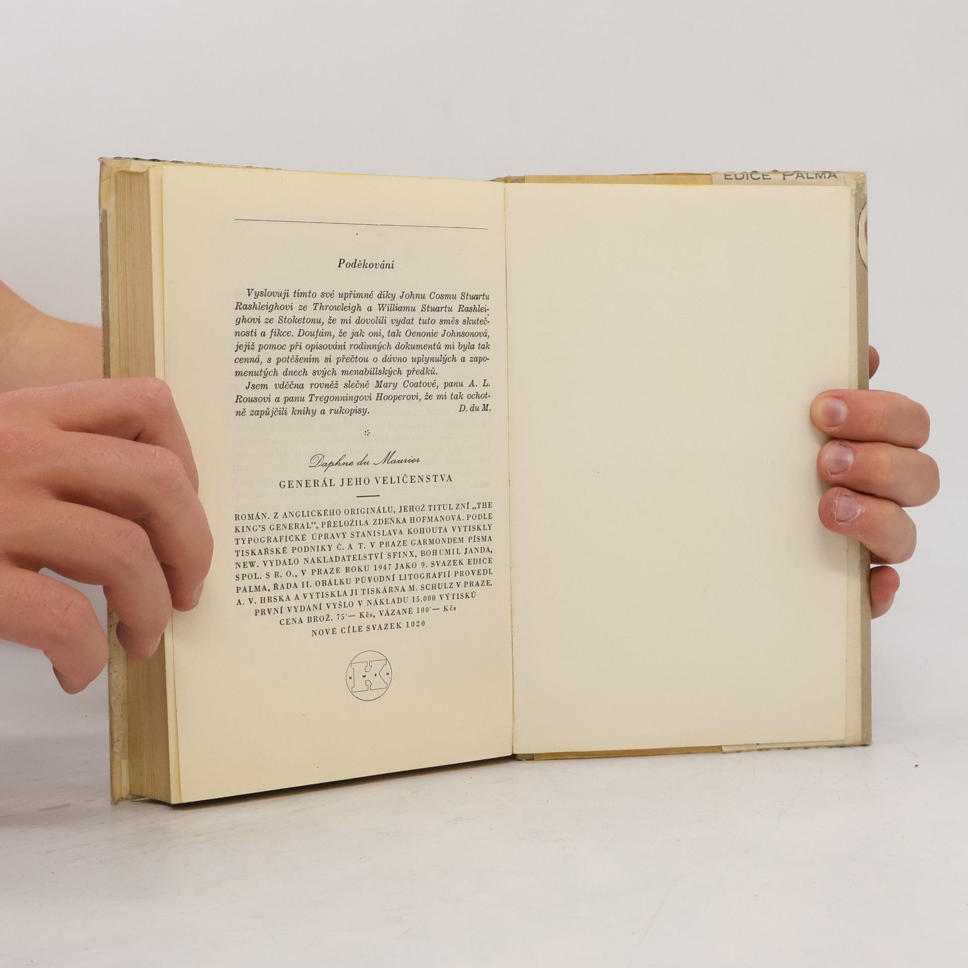 Daphne du Maurier Generál Jeho Veličenstva