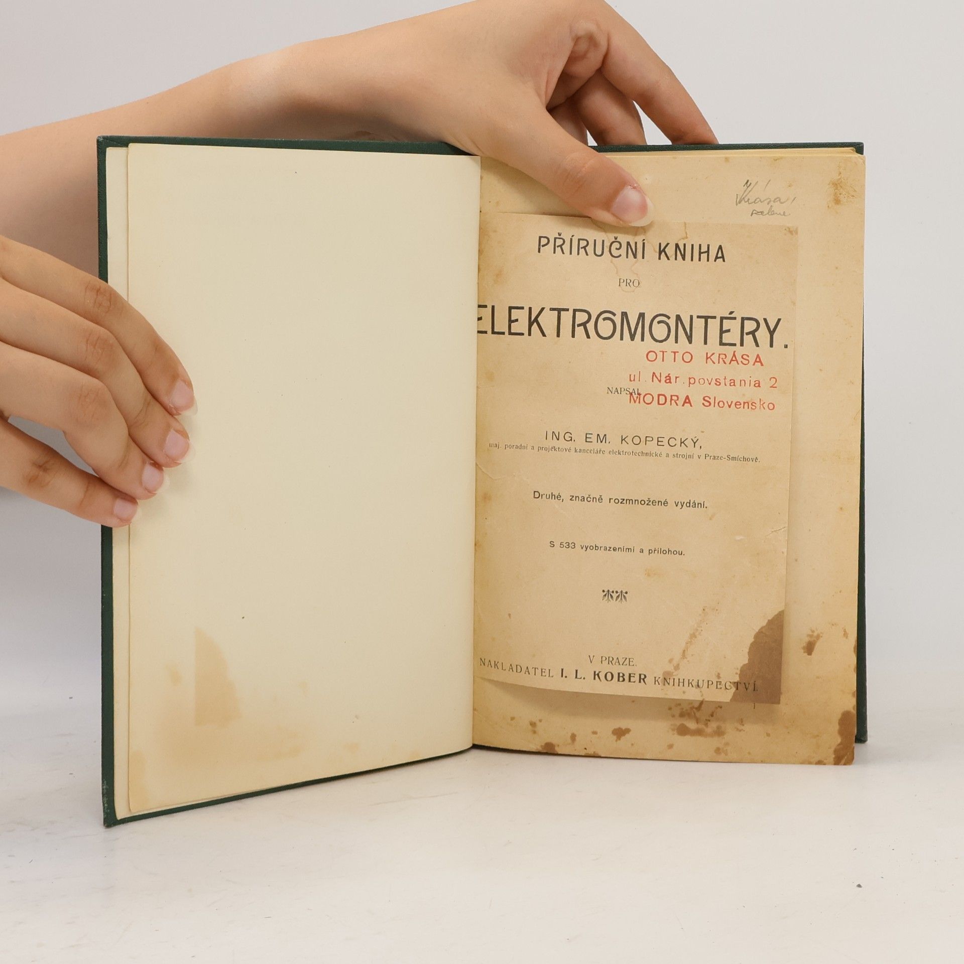 Emil Kopecký Příruční kniha pro elektromontéry