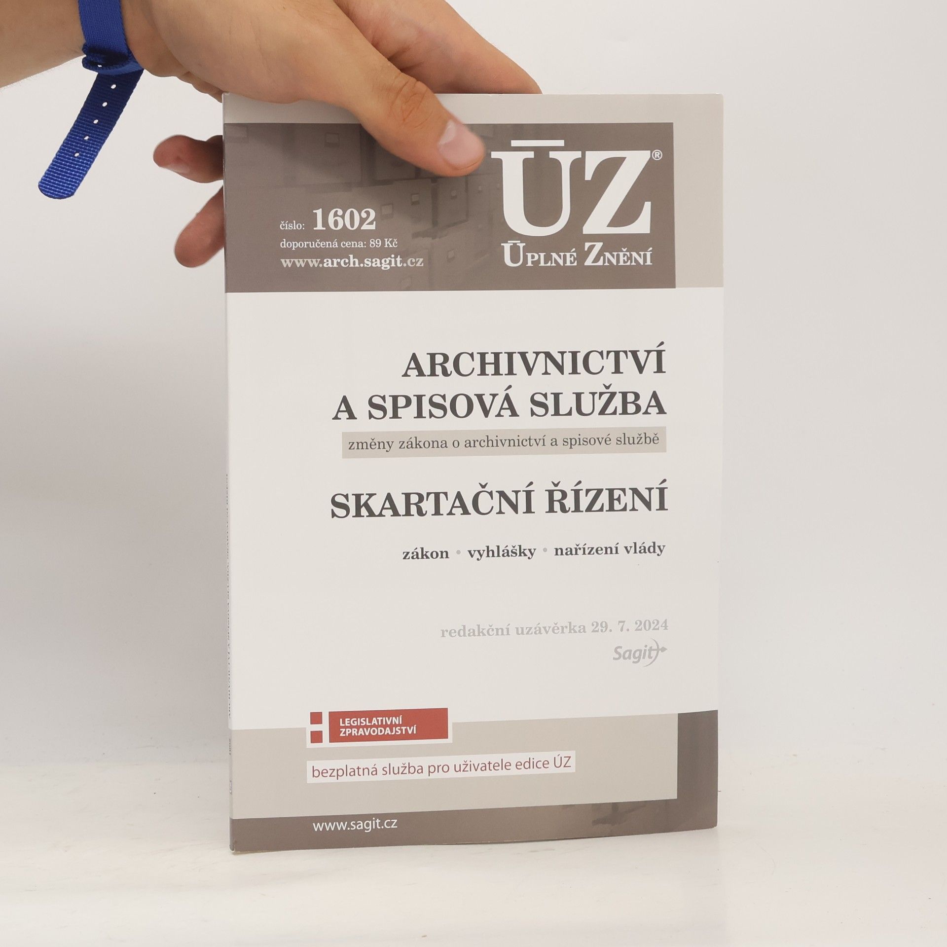 Autorenkollektiv ÚZ 1602 Archivnictví a spisová služba, Skartační řízení