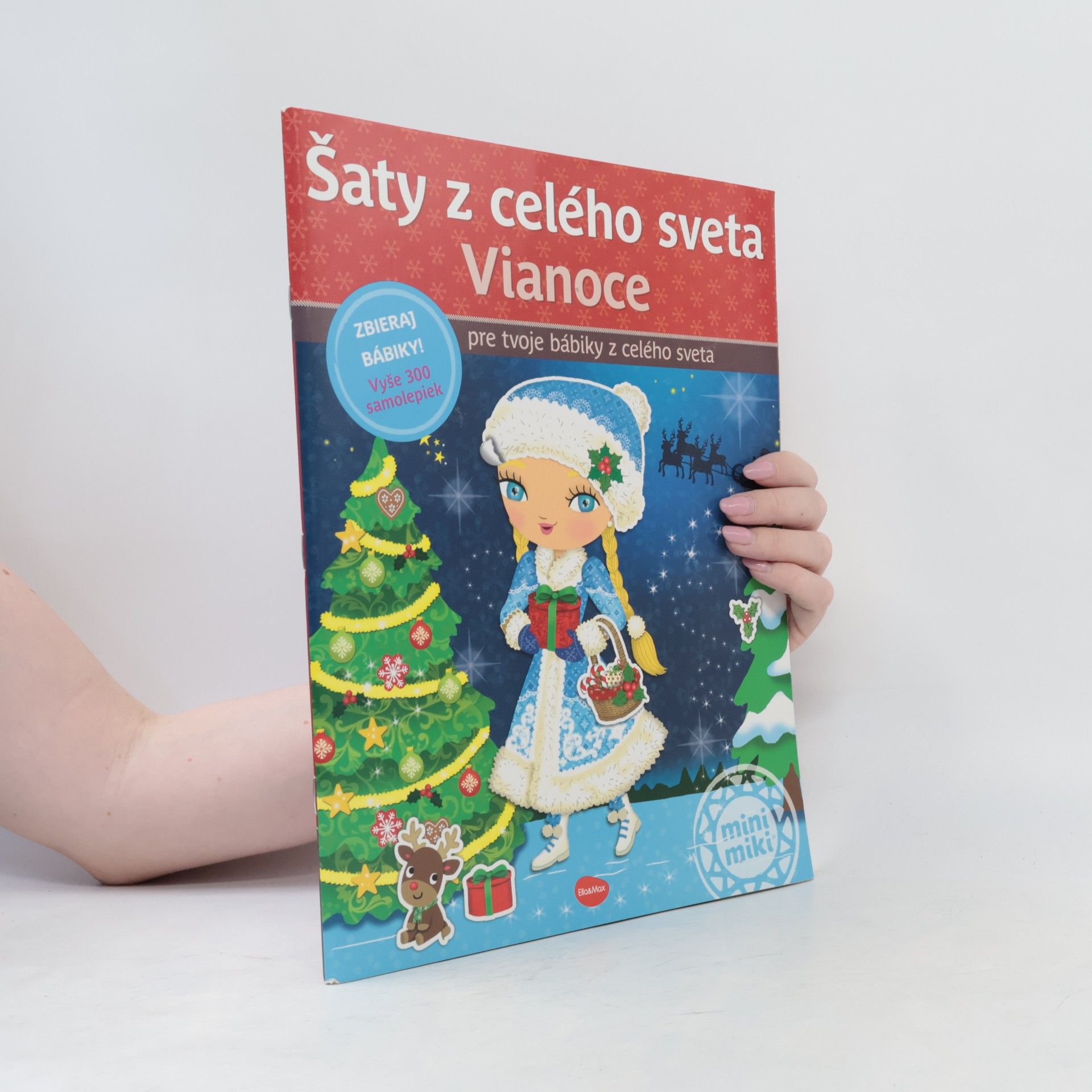 Segond-Rabilloud Charlotte Šaty z celého sveta VIANOCE - Kniha samolepiek