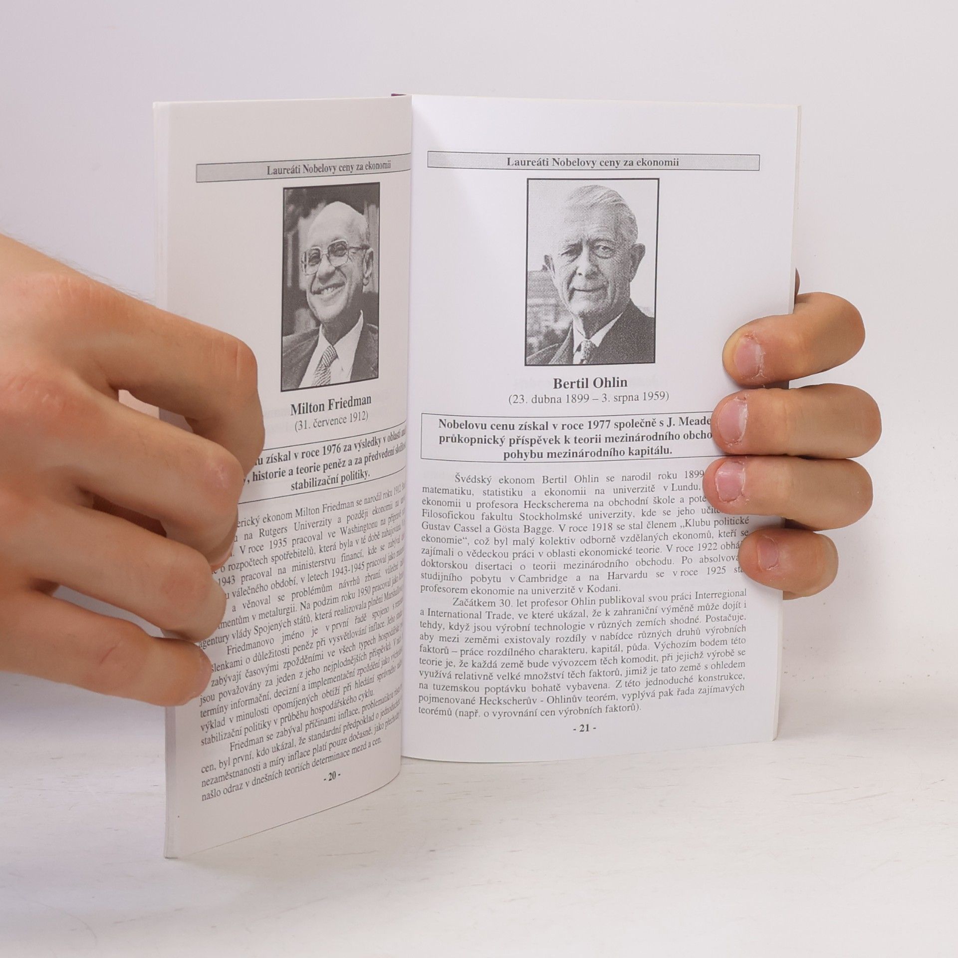 Robert Weinlich Laureáti Nobelovy ceny za ekonomii