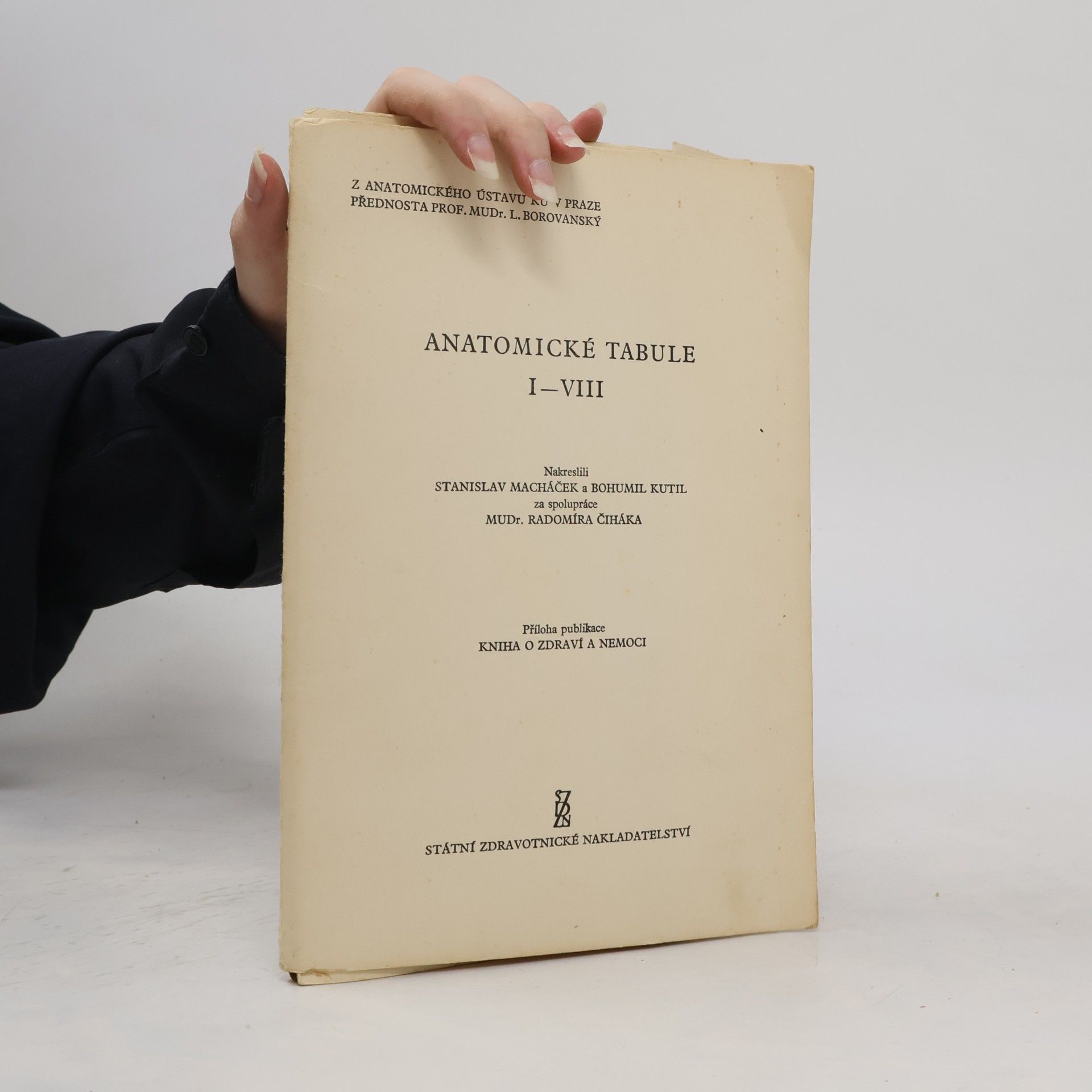 Anatomické tabule I-VIII