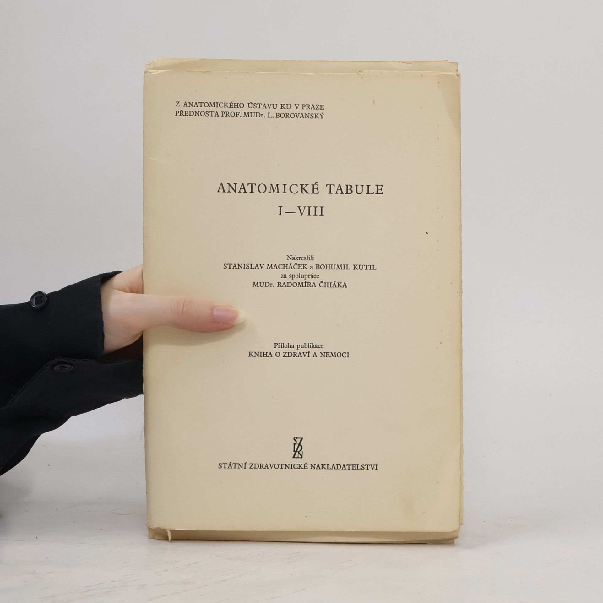 Radomír Čihák Anatomické tabule I-VIII