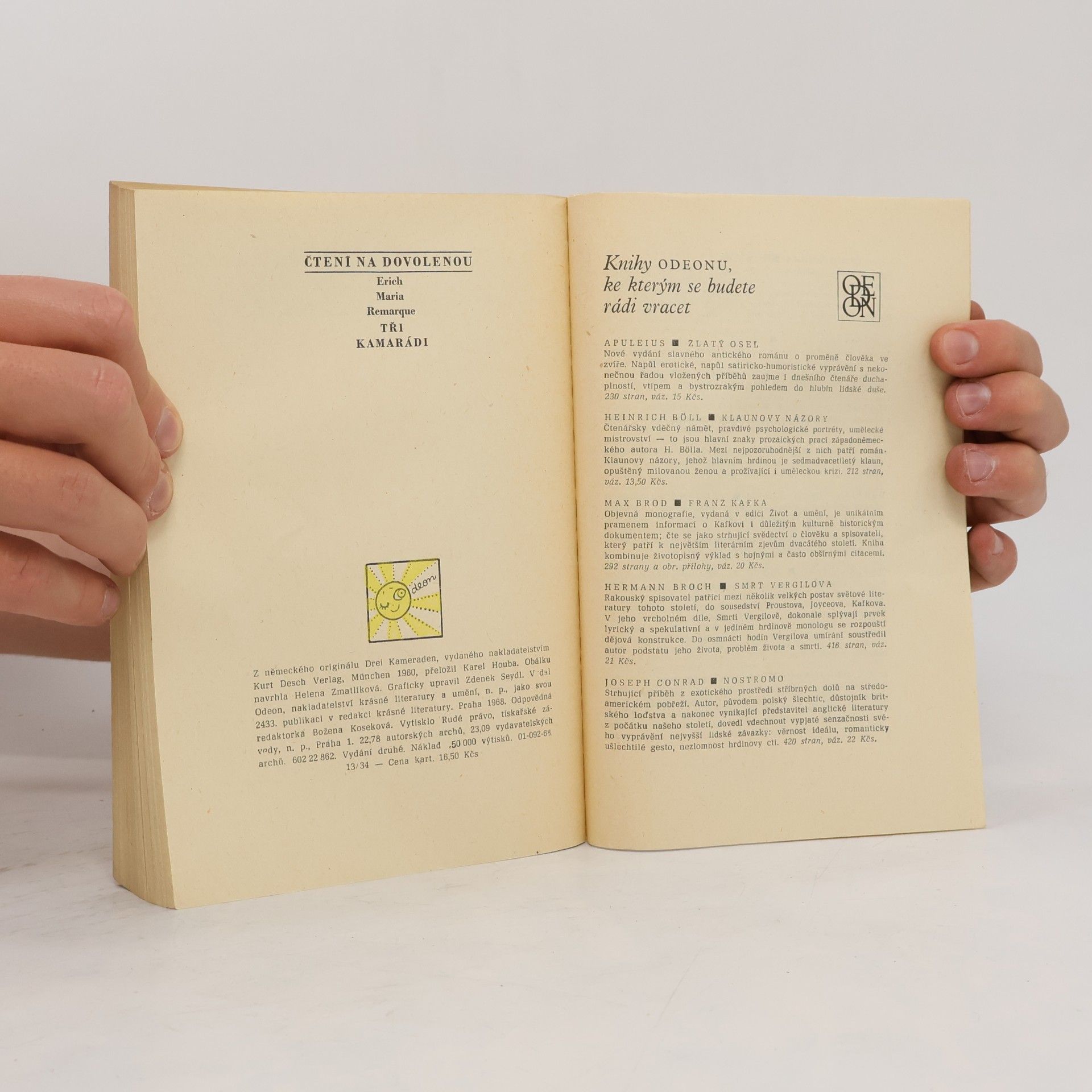Erich Maria Remarque Tři kamarádi
