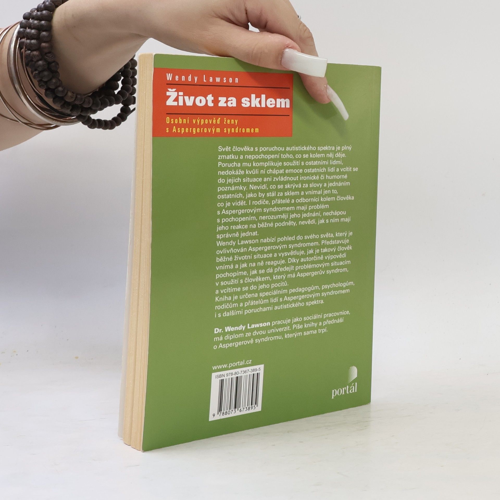 Wendy Lawson Život za sklem. Osobní výpověď ženy s Aspergerovým syndromem