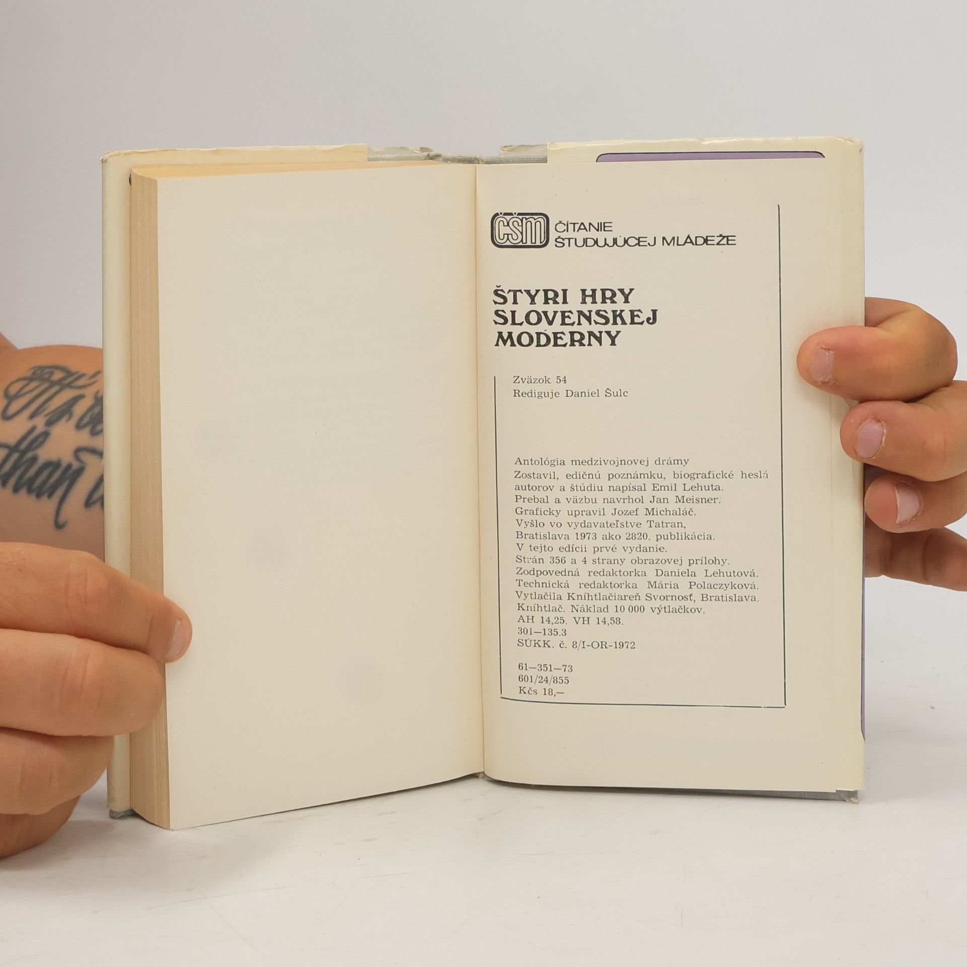 Emil Lehuta Štyri hry slovenskej moderny