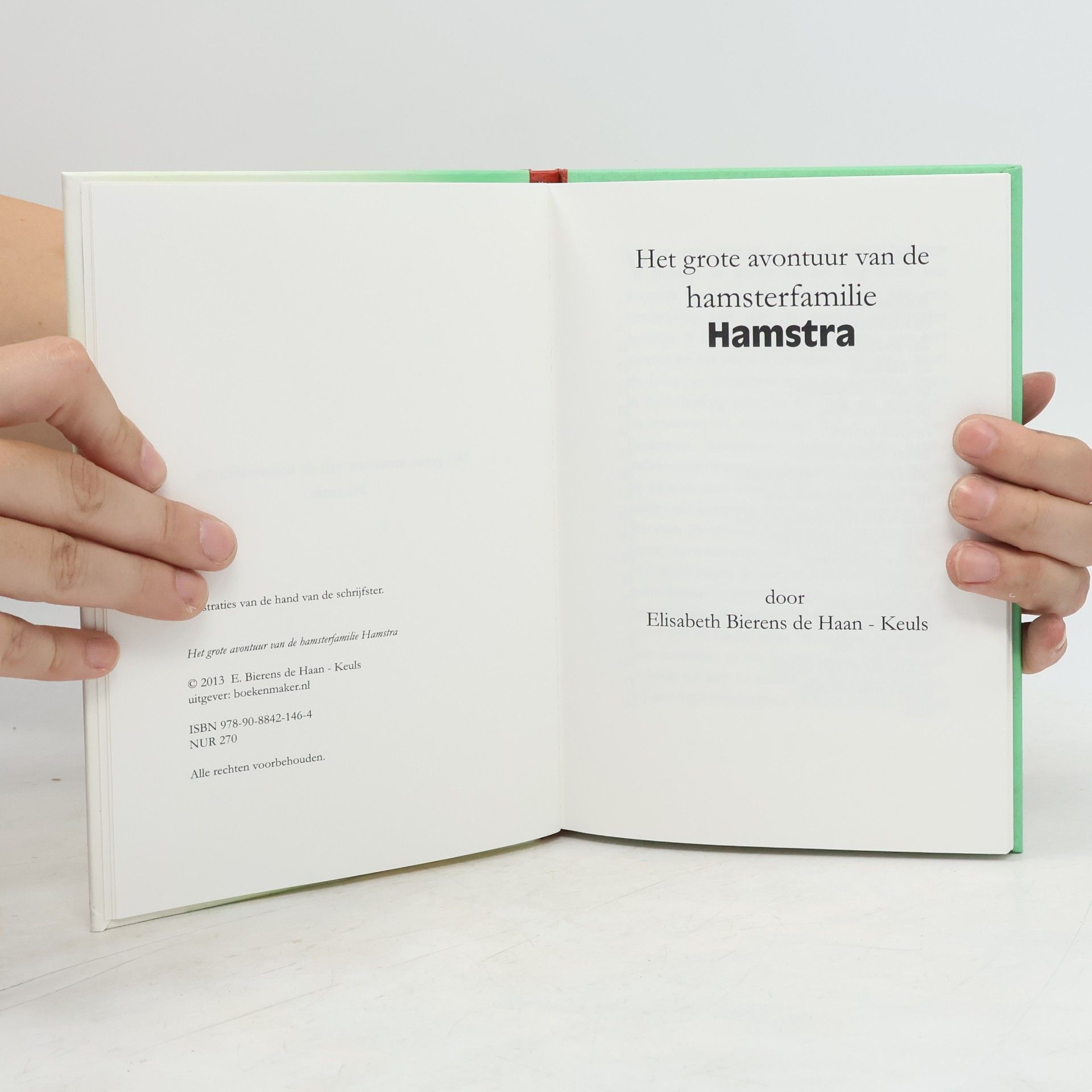 Elisabeth Bierens de Haan - Keuls Het grote avontuur van de hamsterfamilie Hamstra