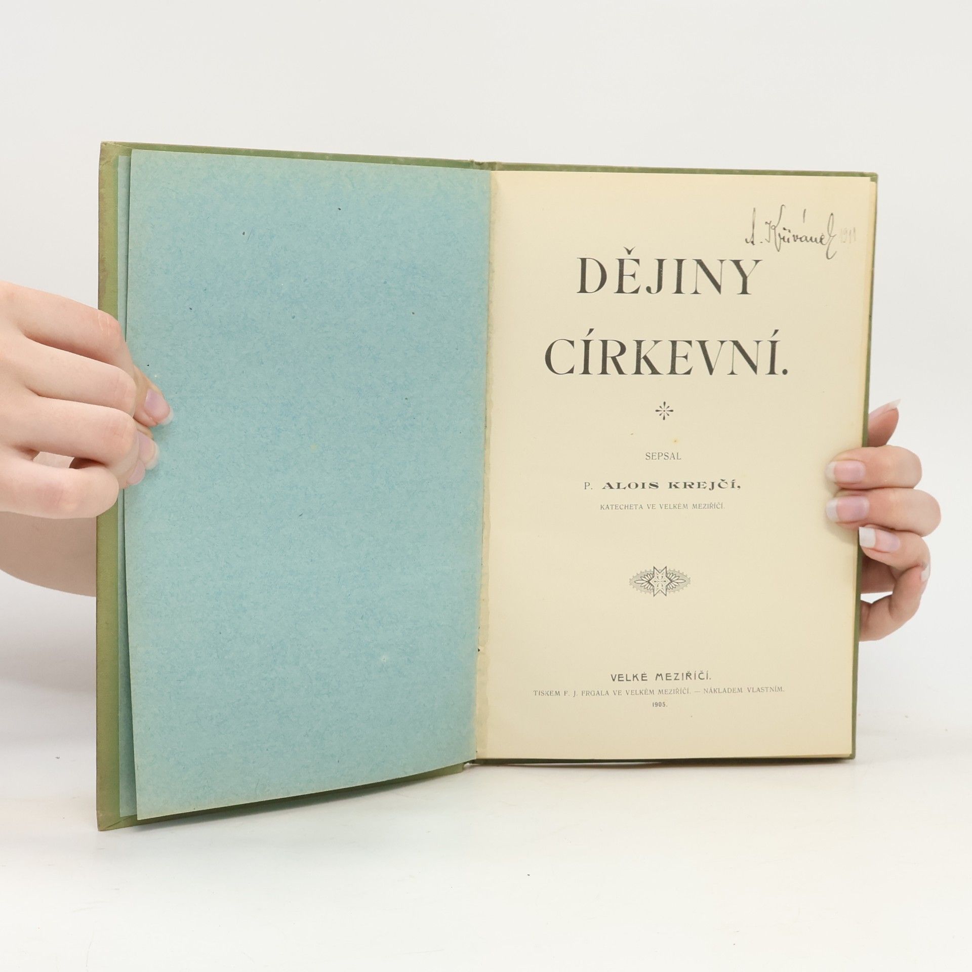 Alois Krejčí Dějiny církevní