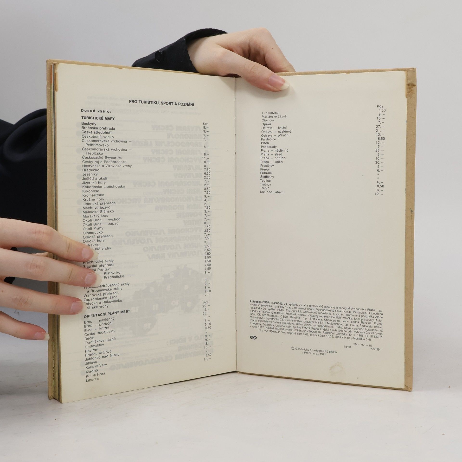 Kolektiv autorů Auto atlas ČSSR