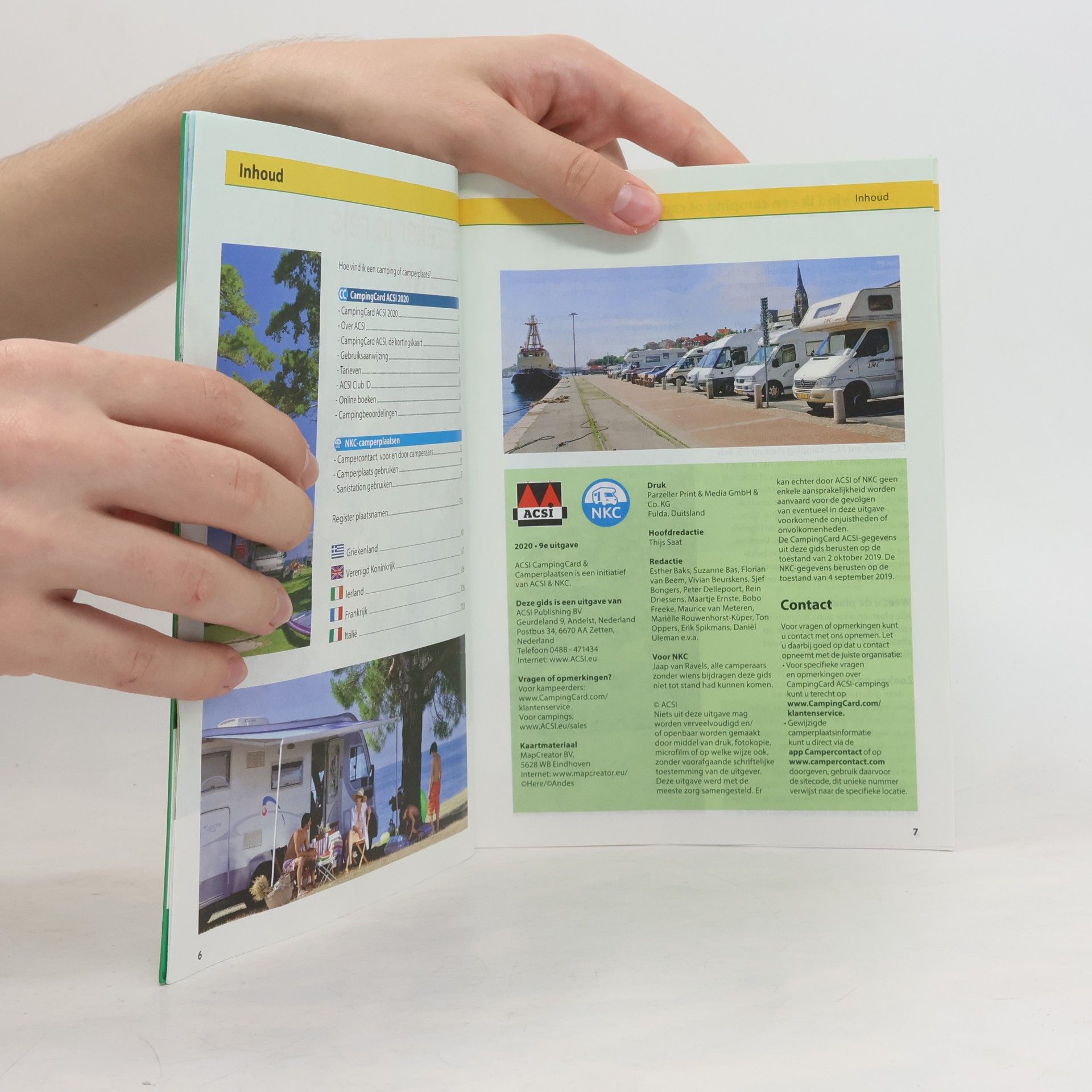 Autorenkollektiv ACSI CampingCard & Camperplaatsen 2020