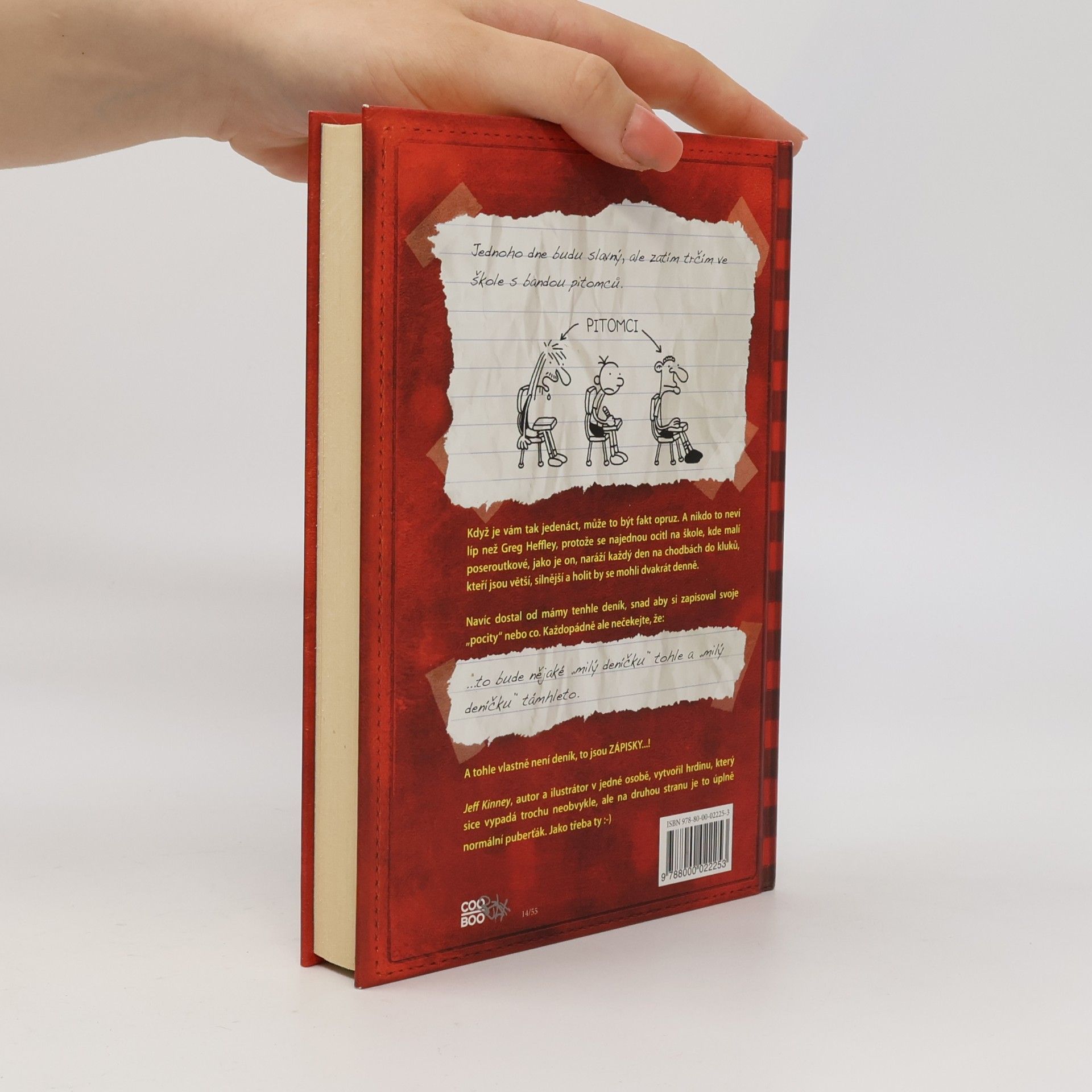 Jeff Kinney Deník malého poseroutky 1