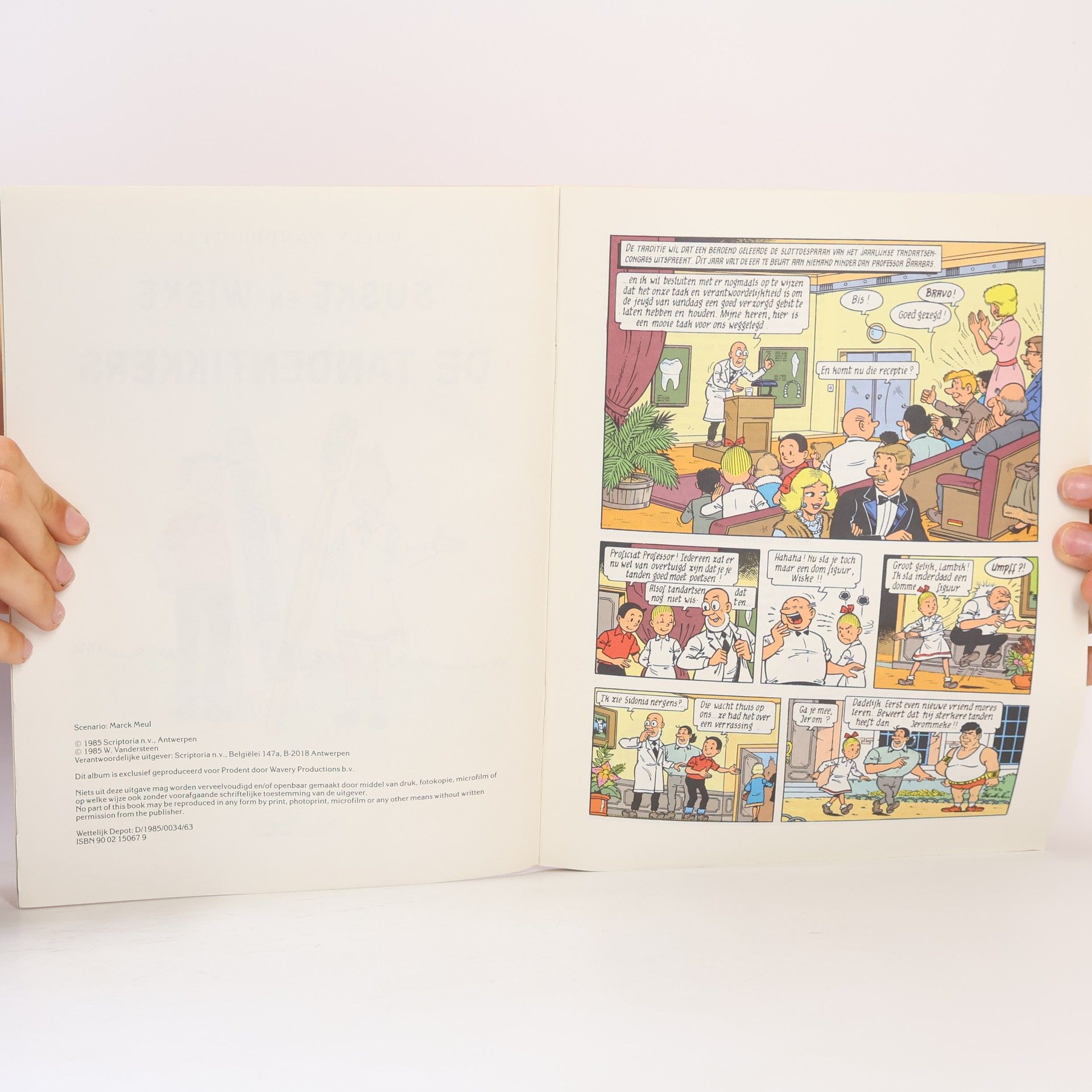 Willy Vandersteen Suske en Wiske infostrips - 3: De tandentikkers