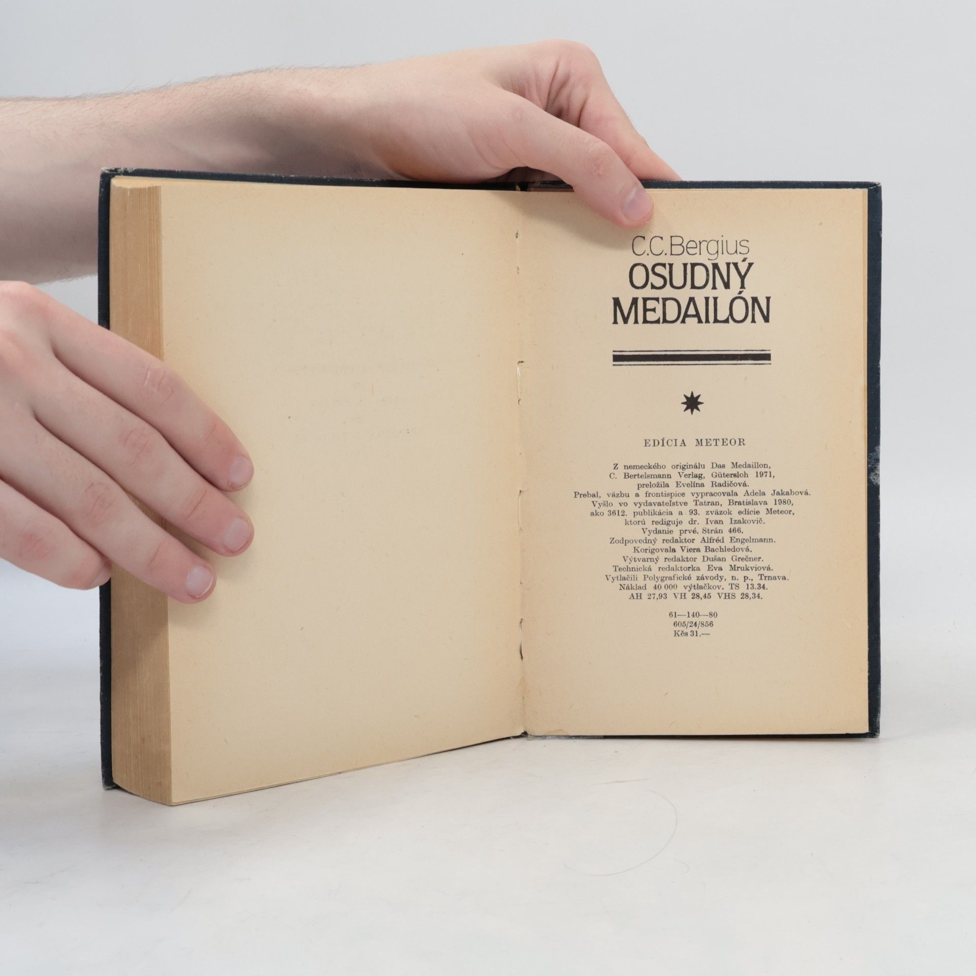 C. C. Bergius Osudný medailón
