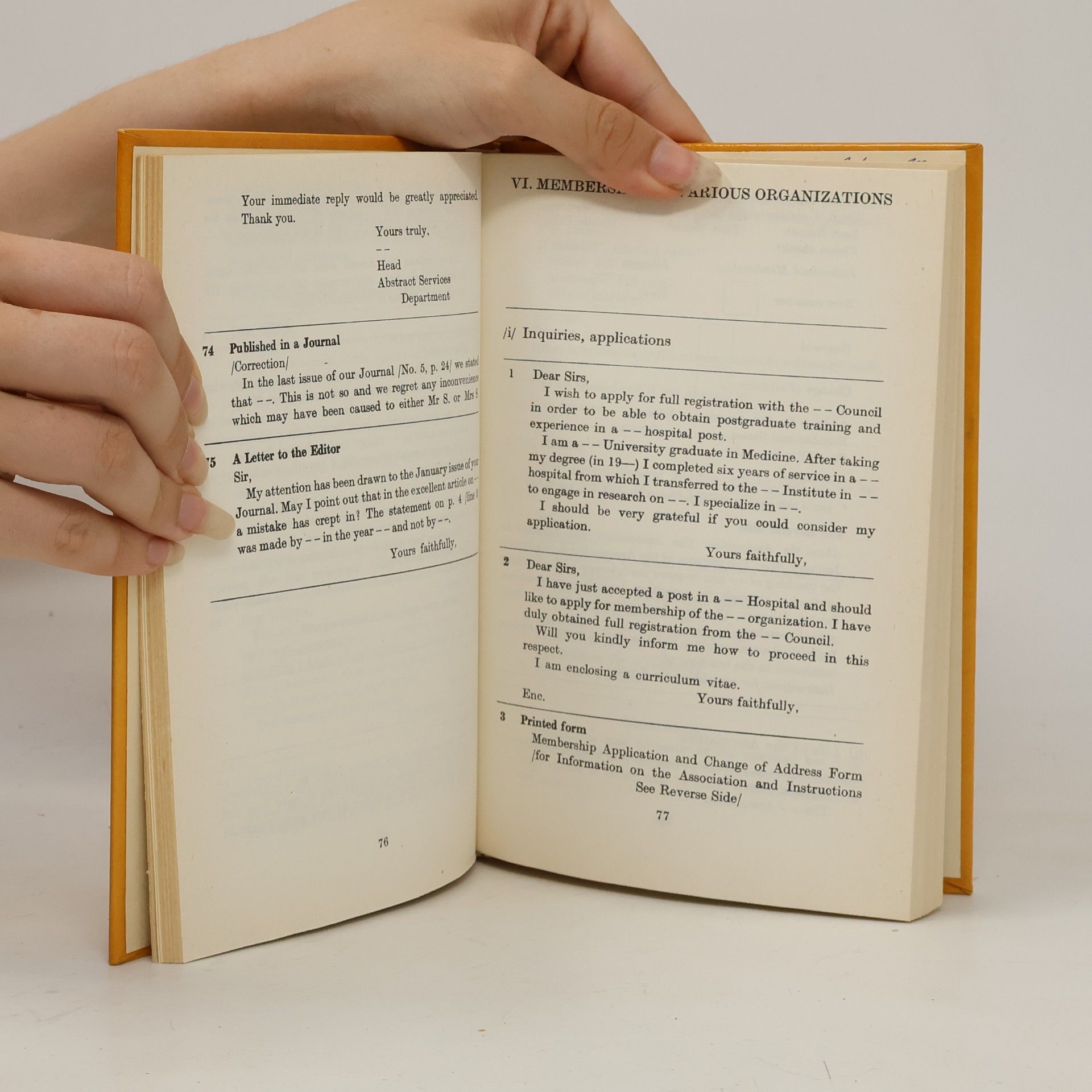 Rejtharová Vlasta Letter Writer. Příručka písemného styku pro vědecké a odborné pracovníky