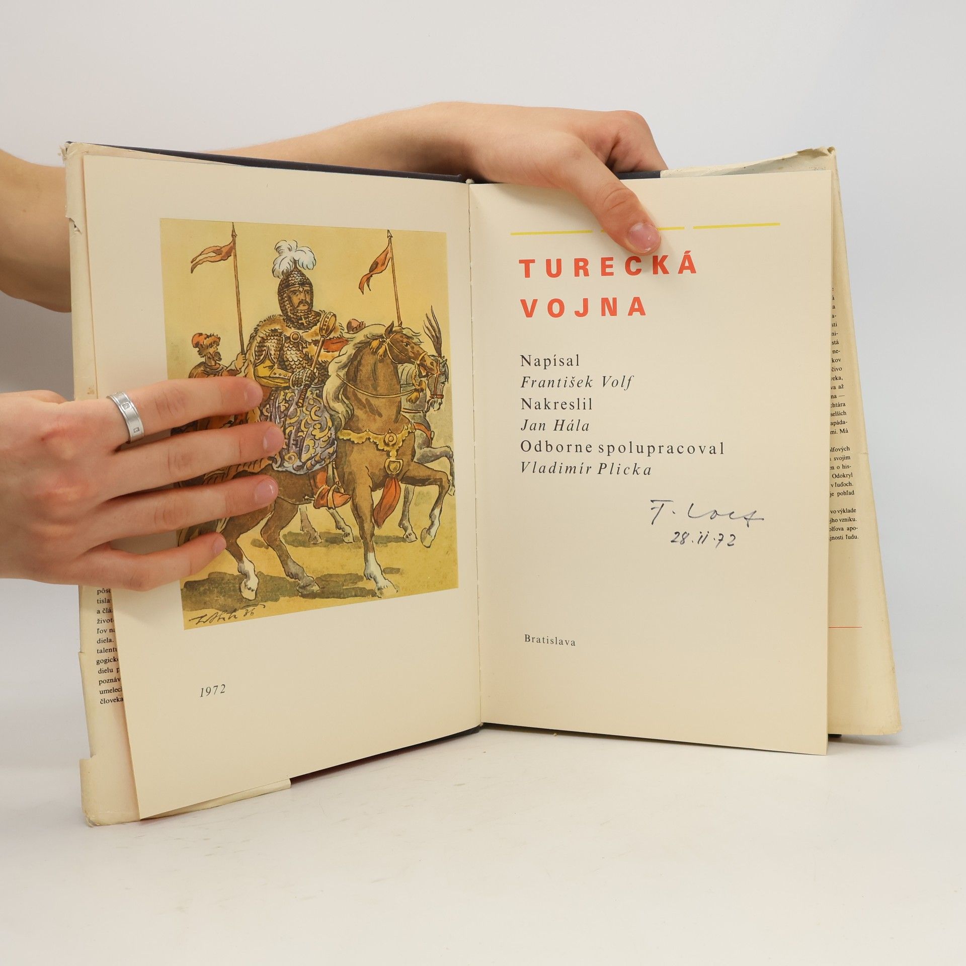 František Volf Turecká vojna