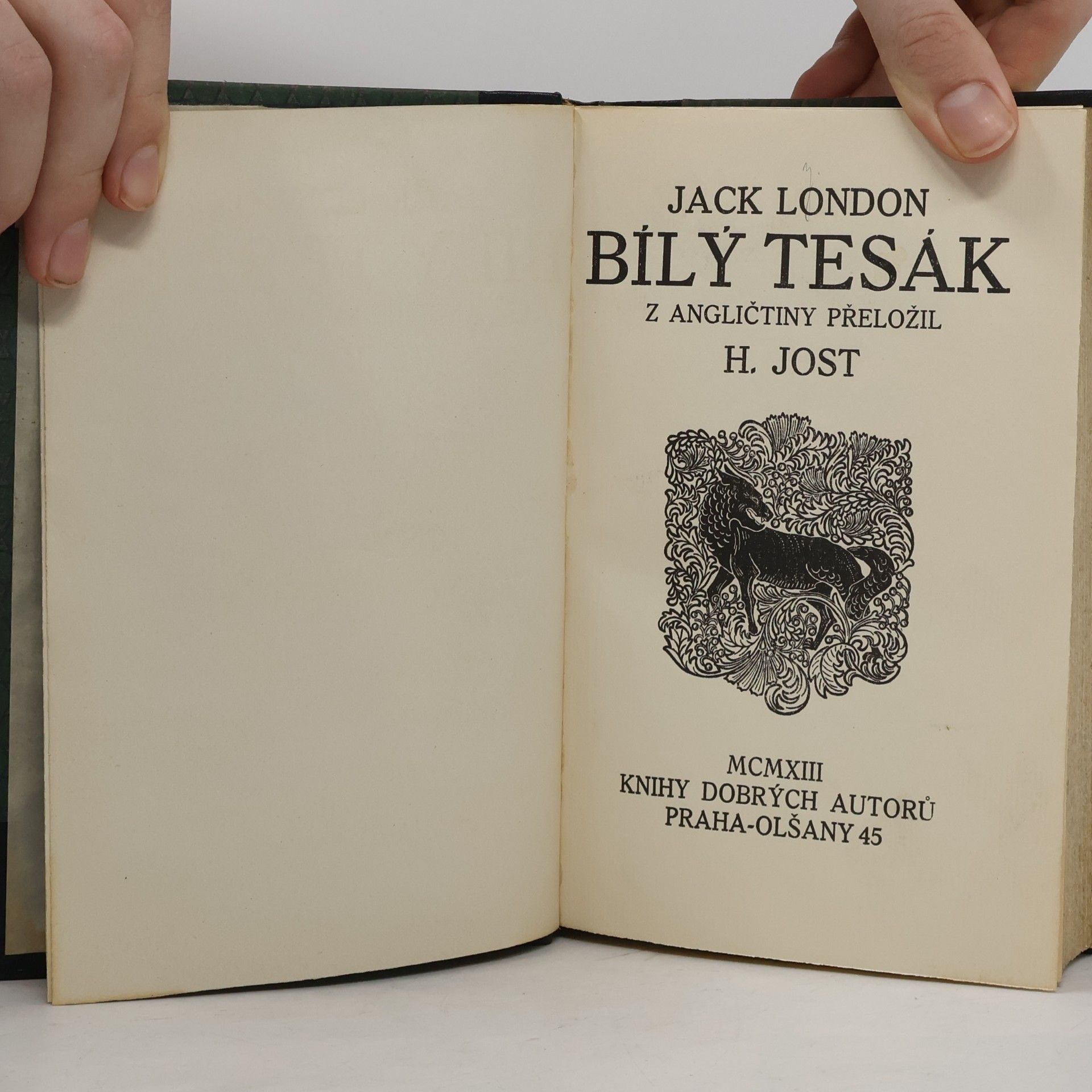Jack London Bílý tesák