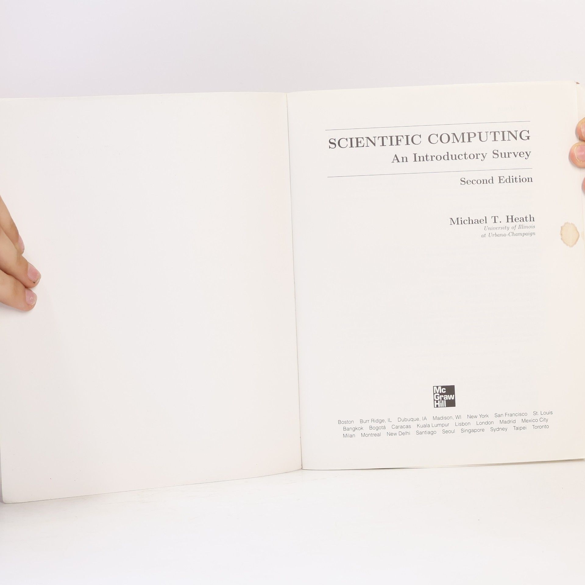 Michael T. Heath Scientific Computing