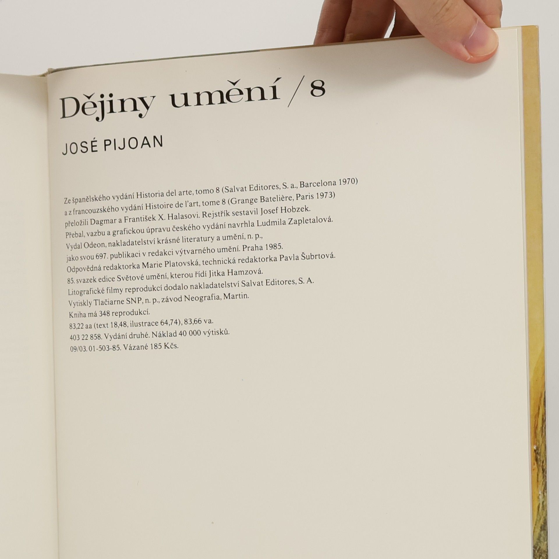 Josep Pijoan Dějiny umění 8