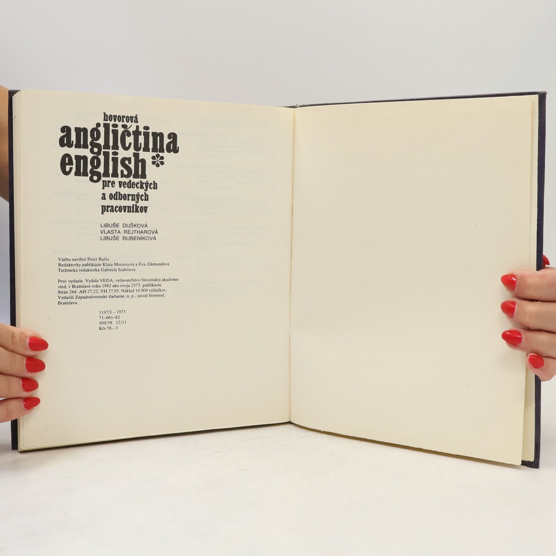 Libuše Dušková Hovorová angličtina pre vedeckých a odborných pracovníkov