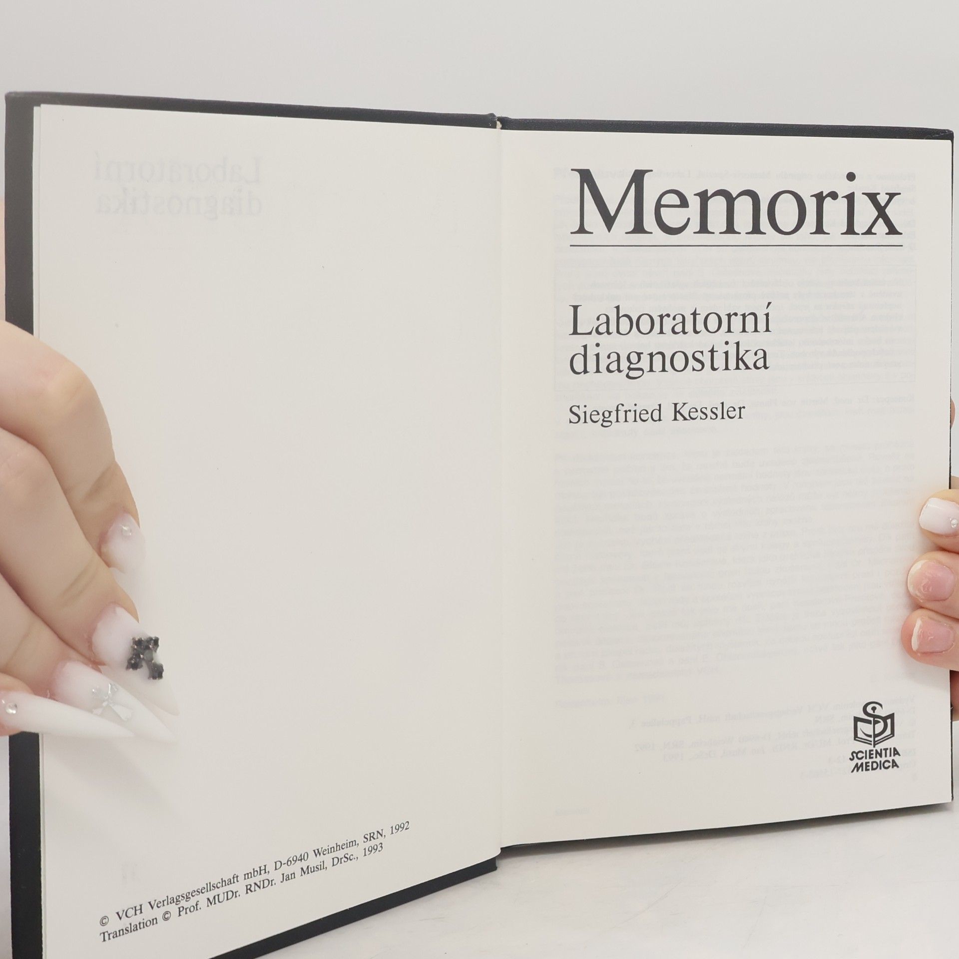 Siegfried Kessler Memorix. Laboratorní diagnostika