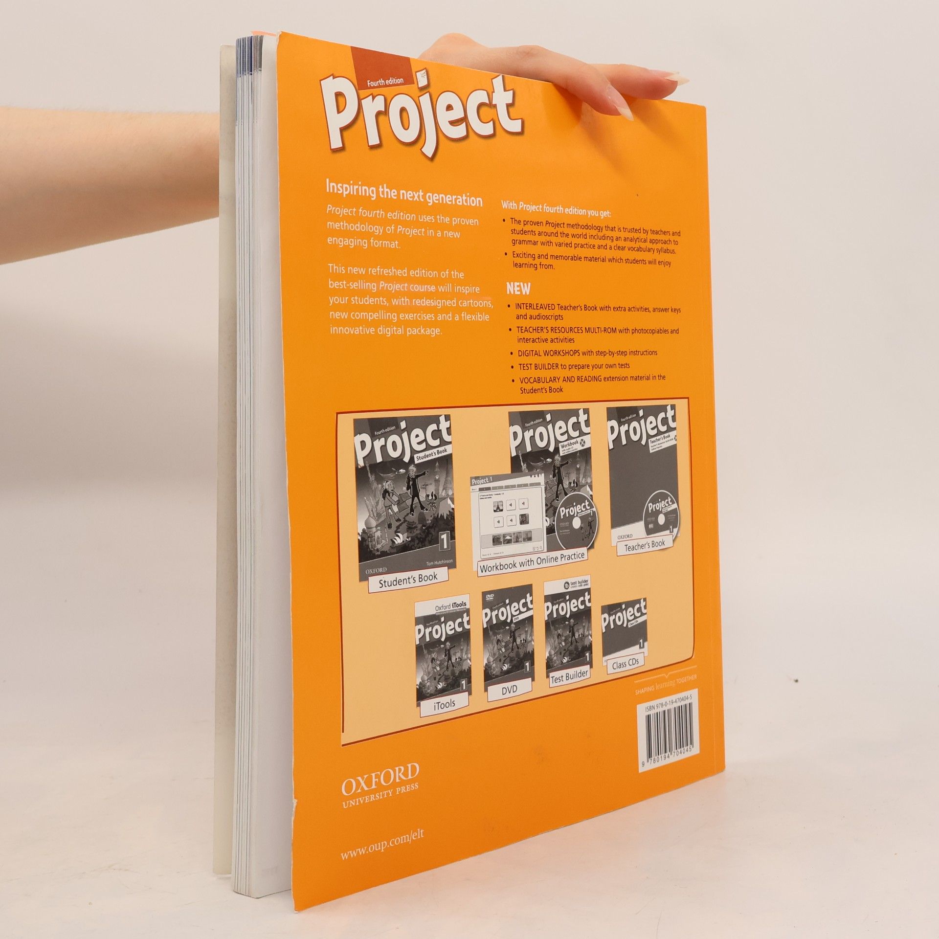 Tom Hutchinson Project 1. Teacher's book