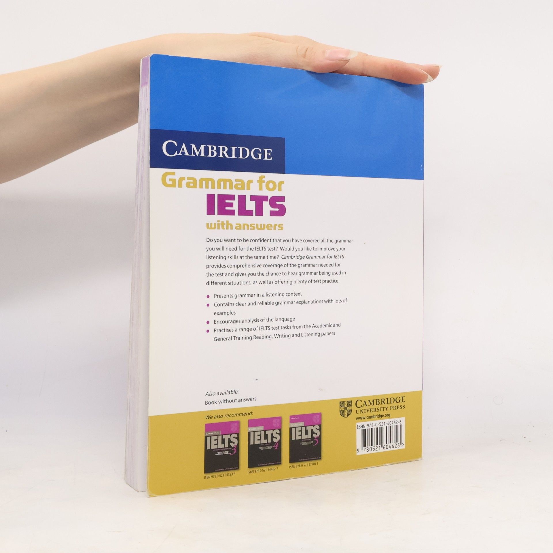 Diana Hopkins Cambridge grammar for IELTS with answers: Self-study grammar reference and practice
