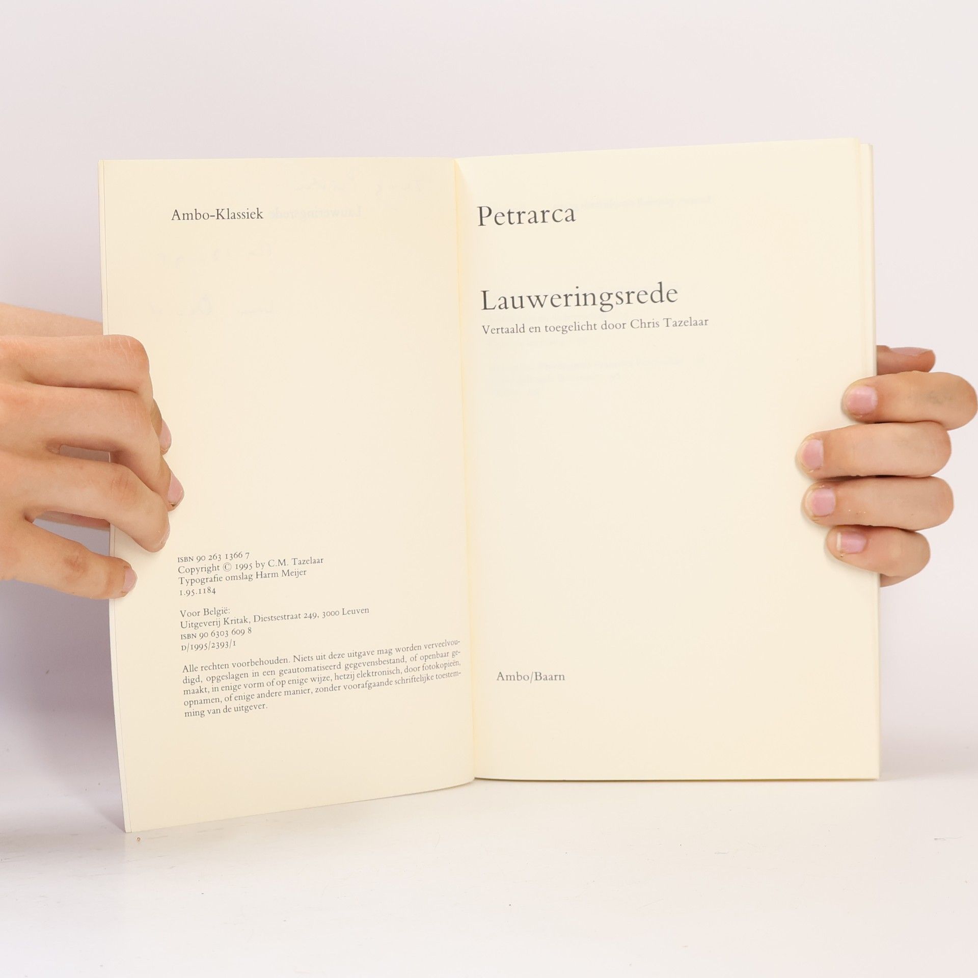 Petrarca Lauweringsrede