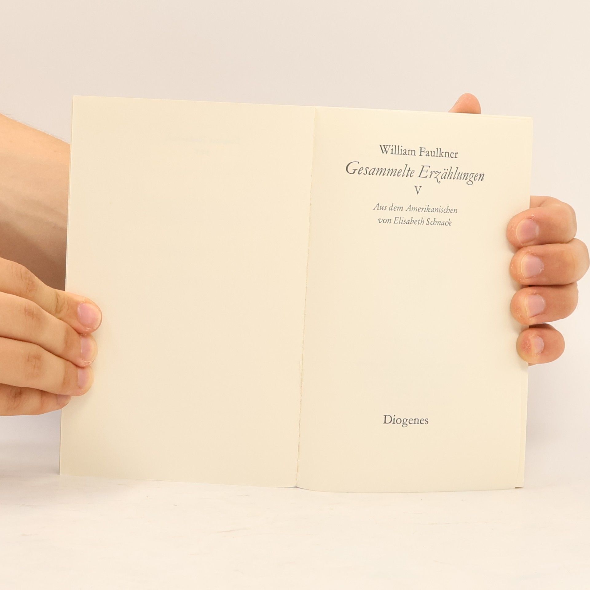 William Faulkner Gesammelte Erzählungen V