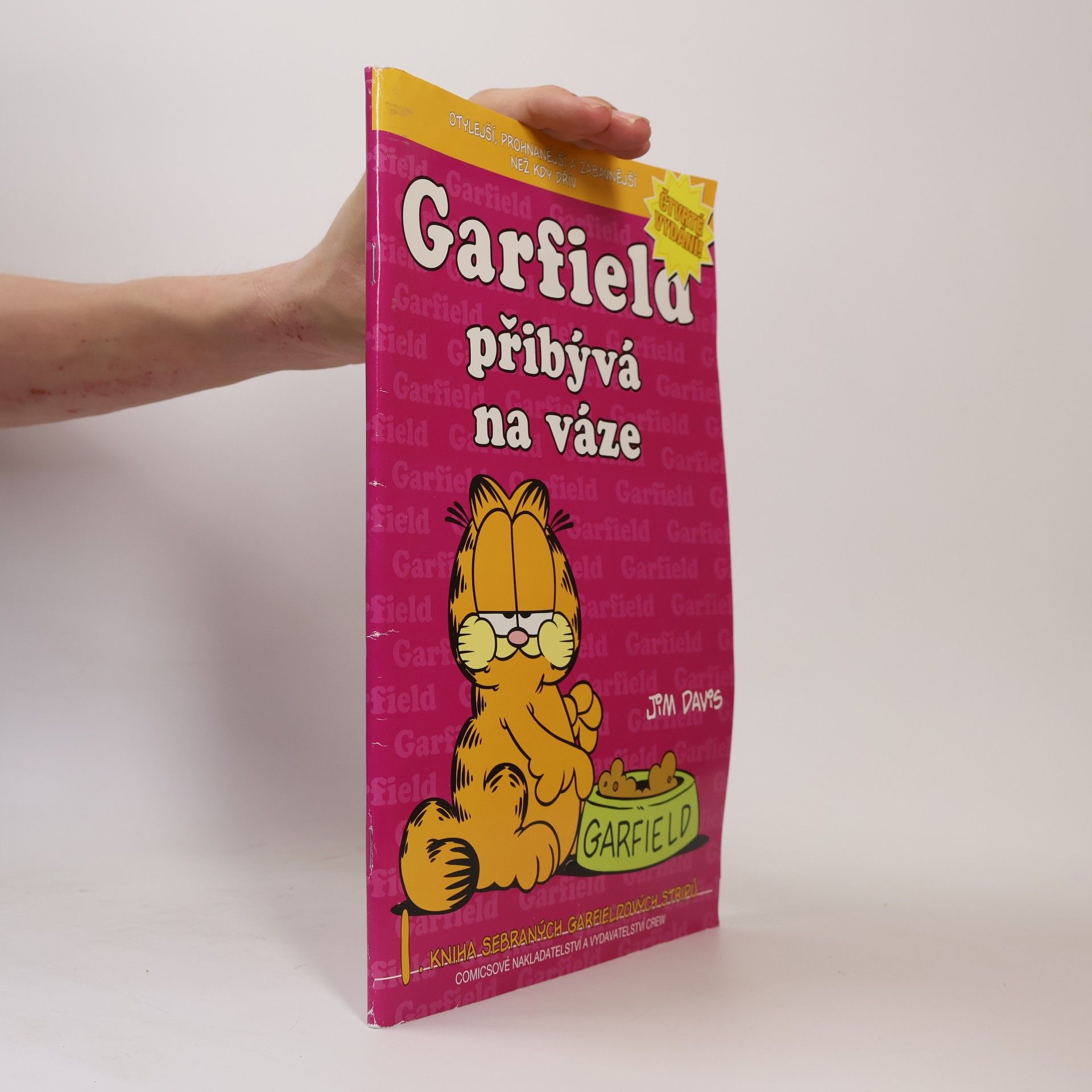 Jim Davis Garfield přibývá na váze
