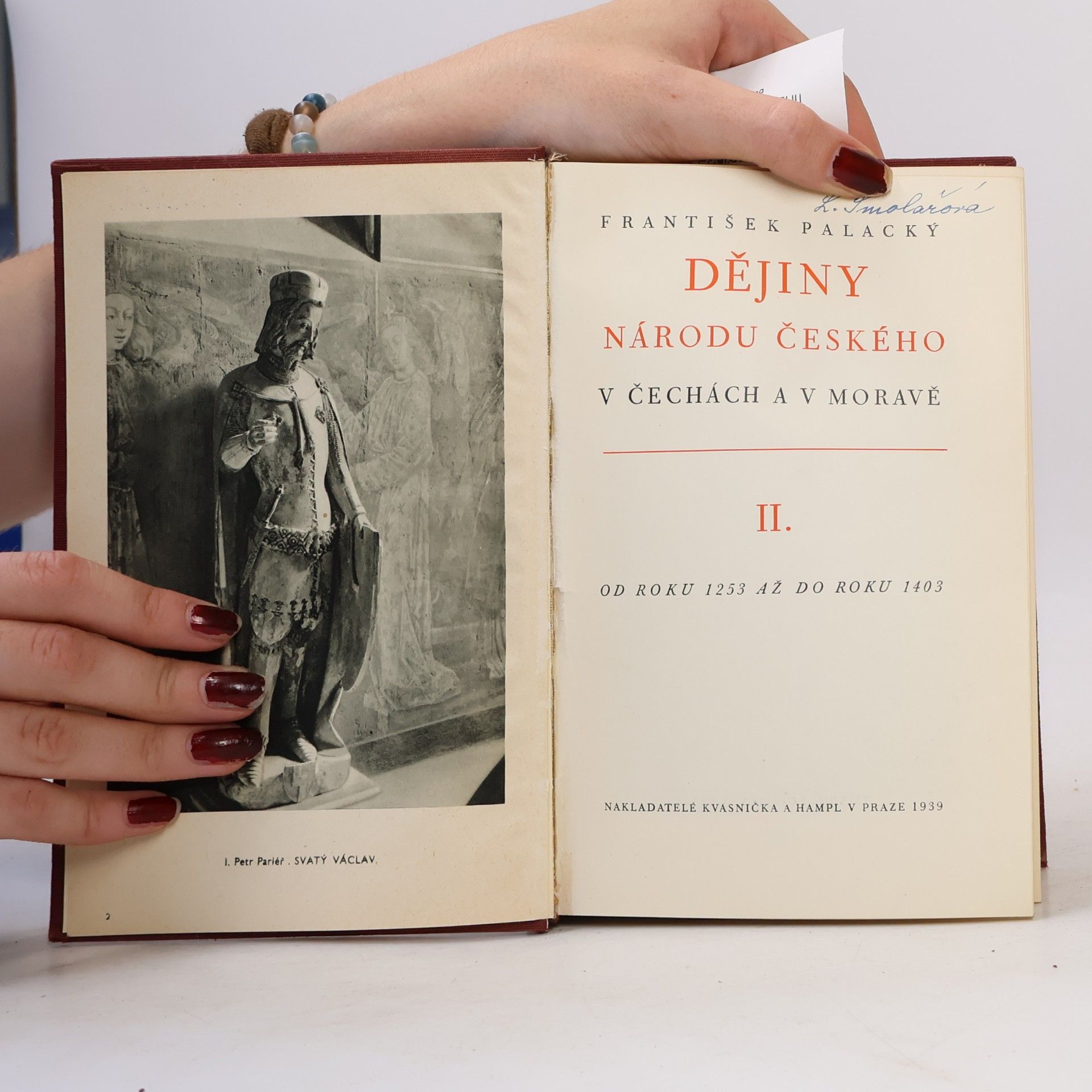 František Palacký Dějiny národu českého II