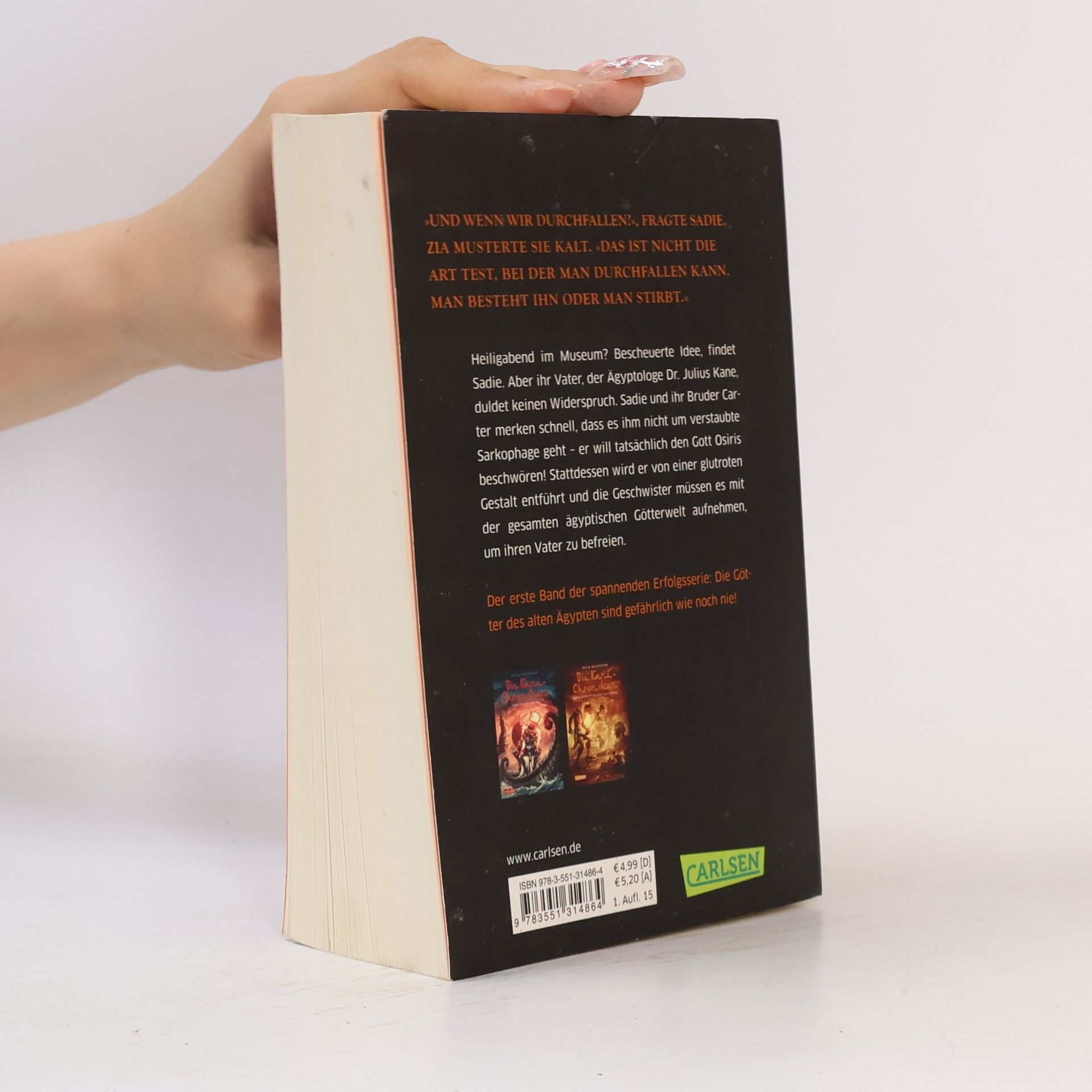 Rick Riordan Die Kane-Chroniken - die rote Pyramide