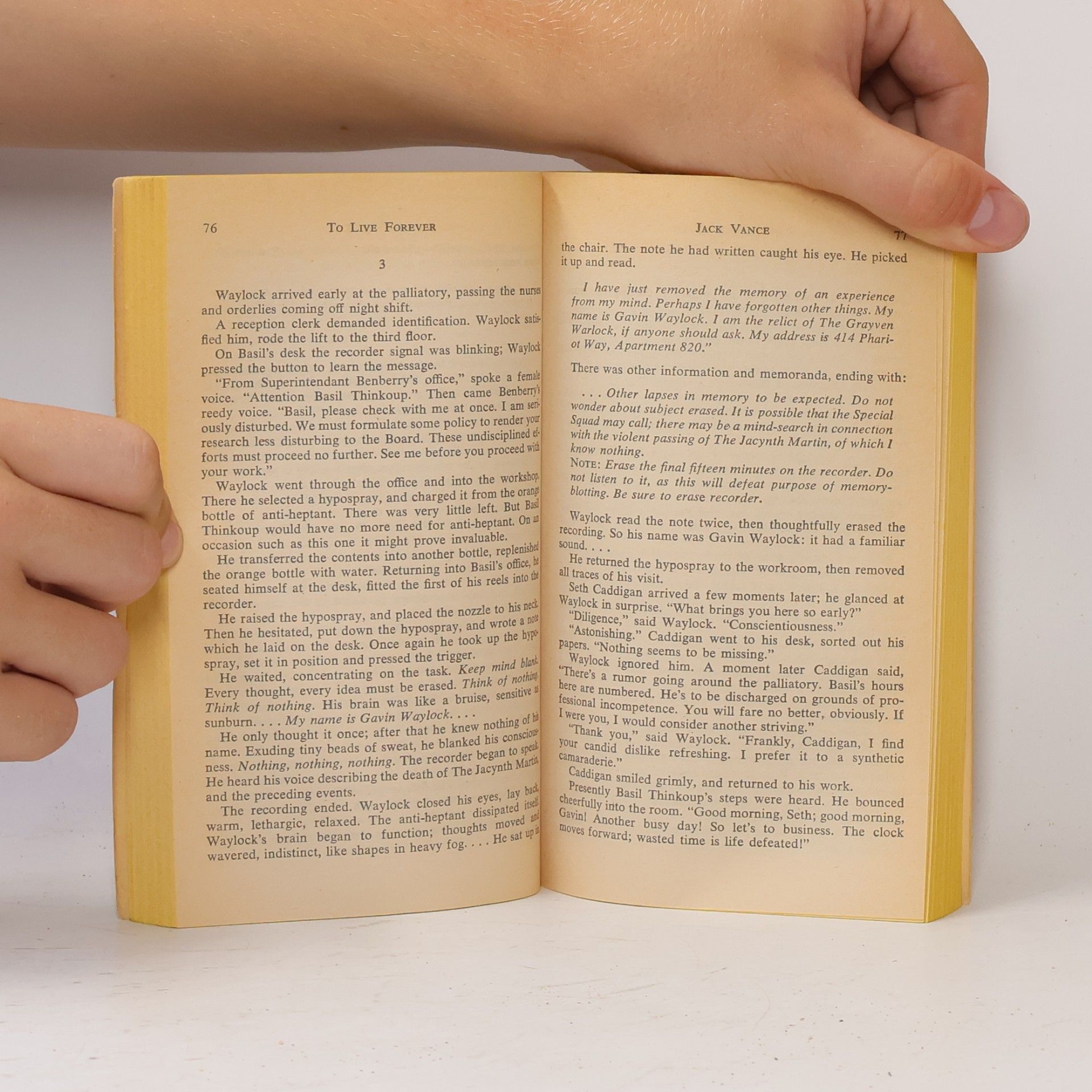 Jack Vance To Live Forever