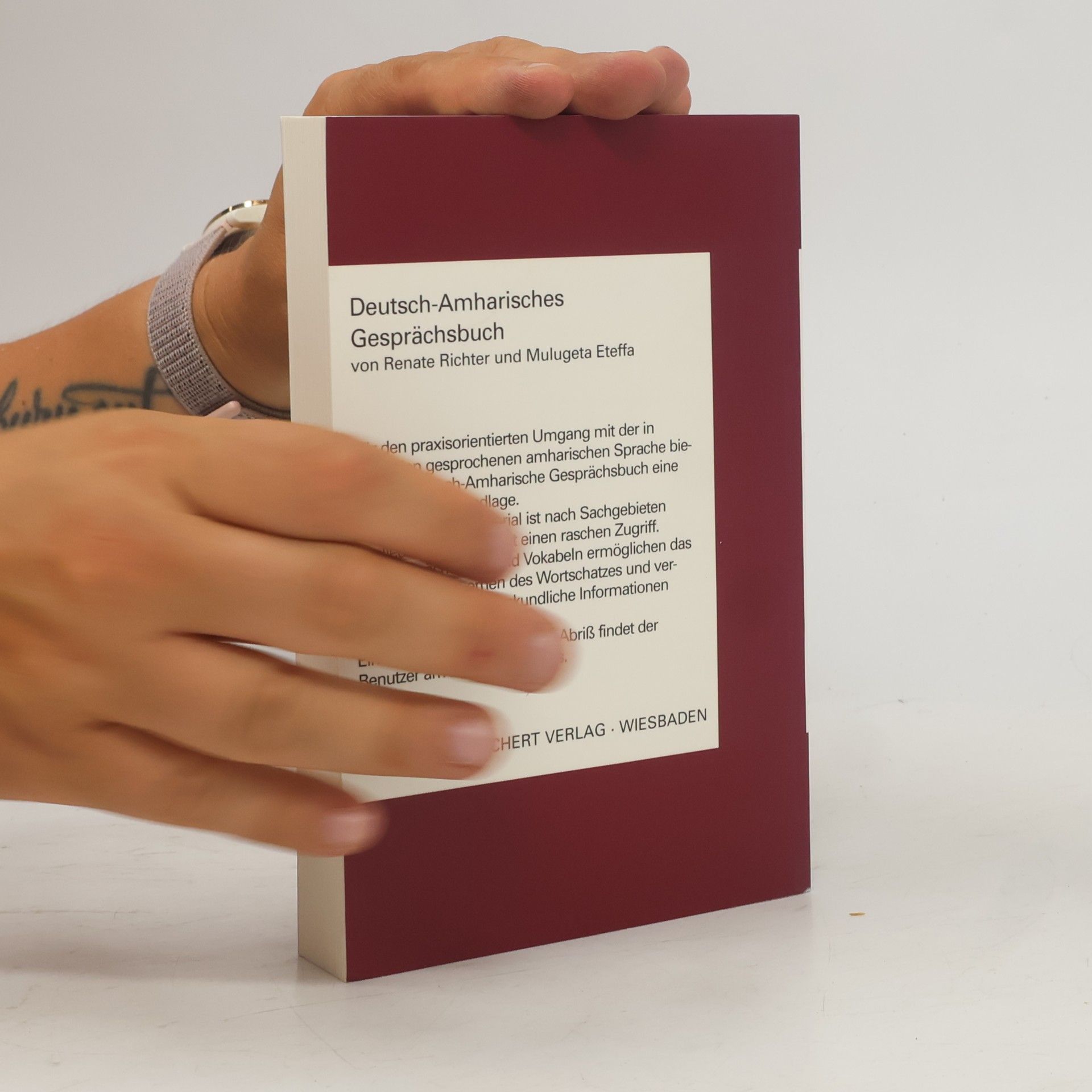 Renate Richter Deutsch-Amharisches Gesprächsbuch