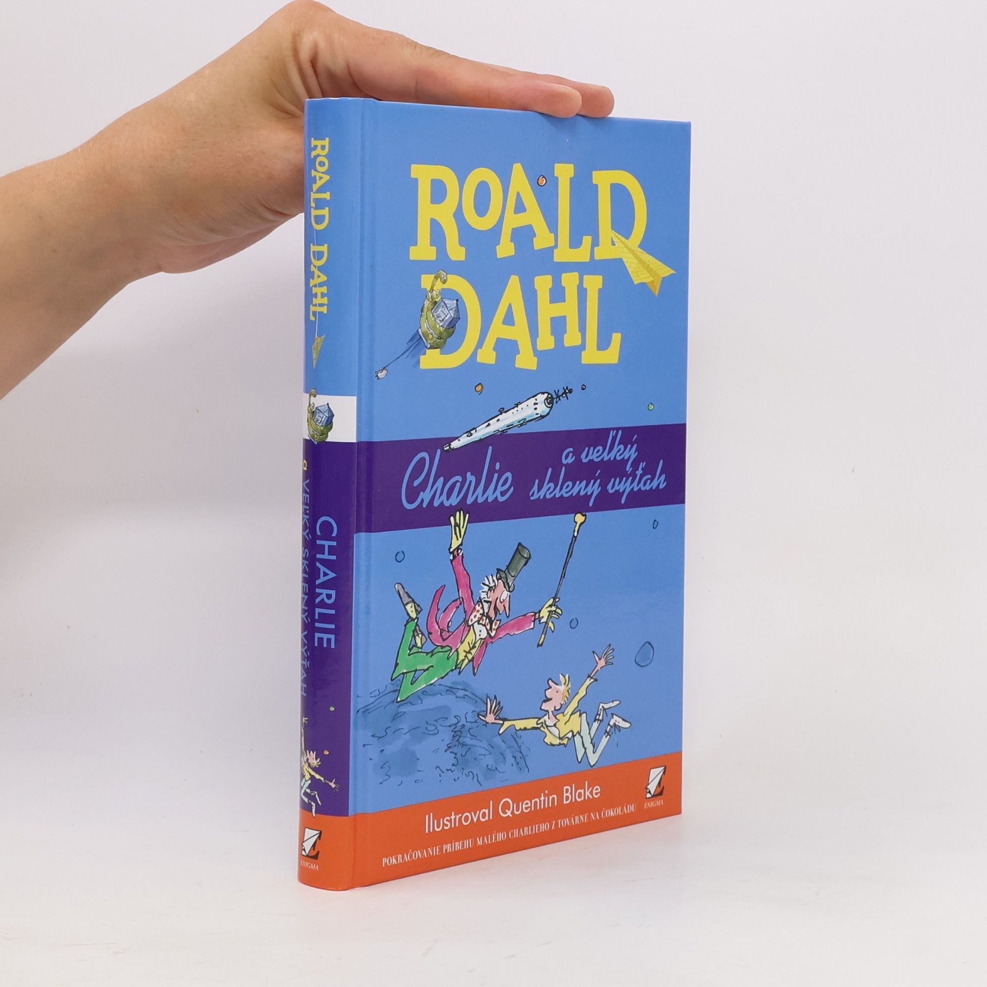 Roald Dahl Charlie a veľký sklený výťah